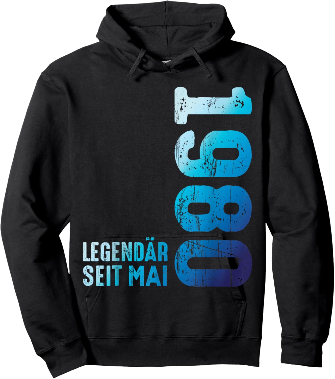 Limited Edition Mai 1980 Legendär Seit Mai 1980 Hoodie - Hoodie | Black