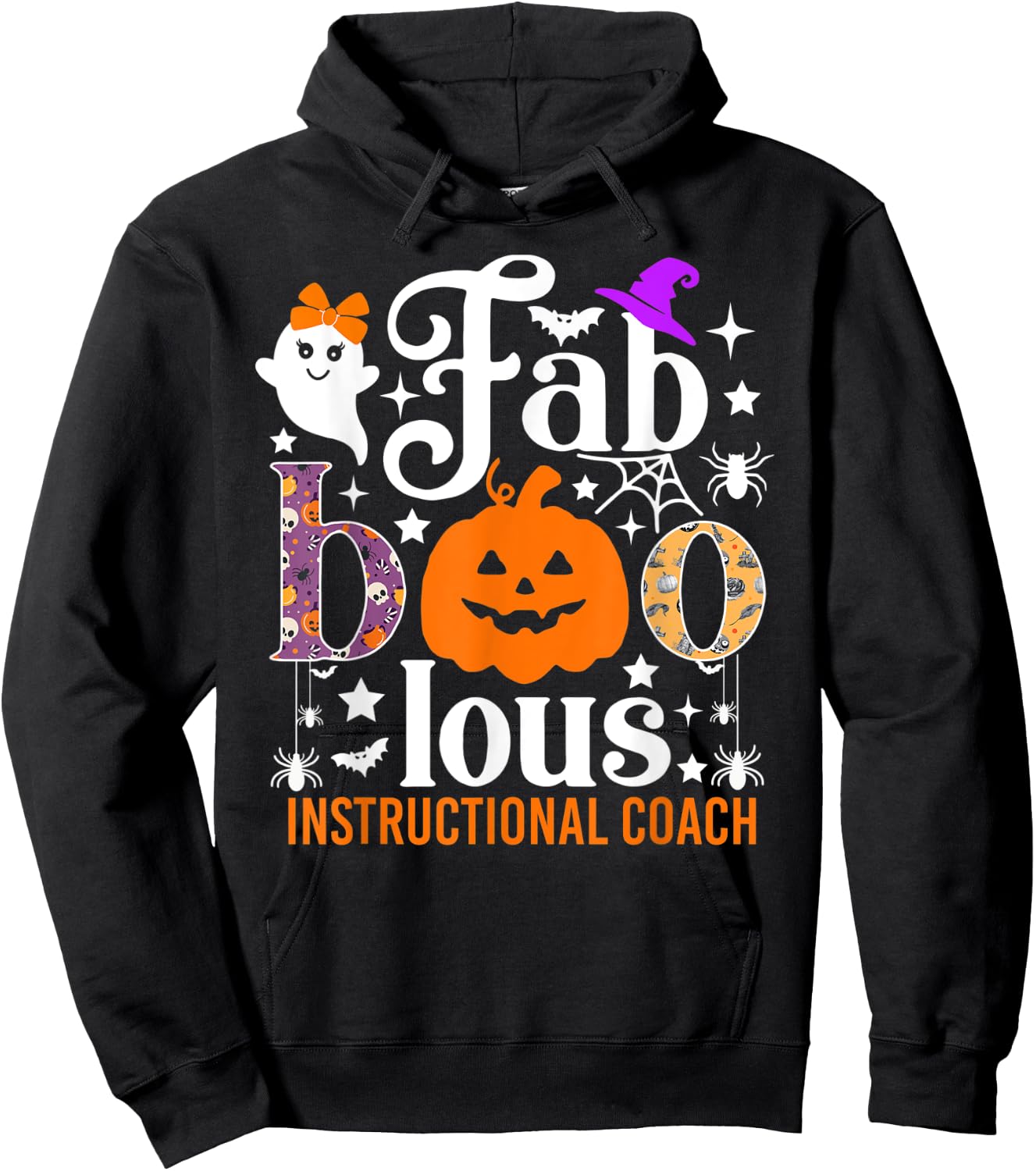 Faboolous Instructional Coach Shirt Funny Boo Halloween Hoodie - Hoodie | Black