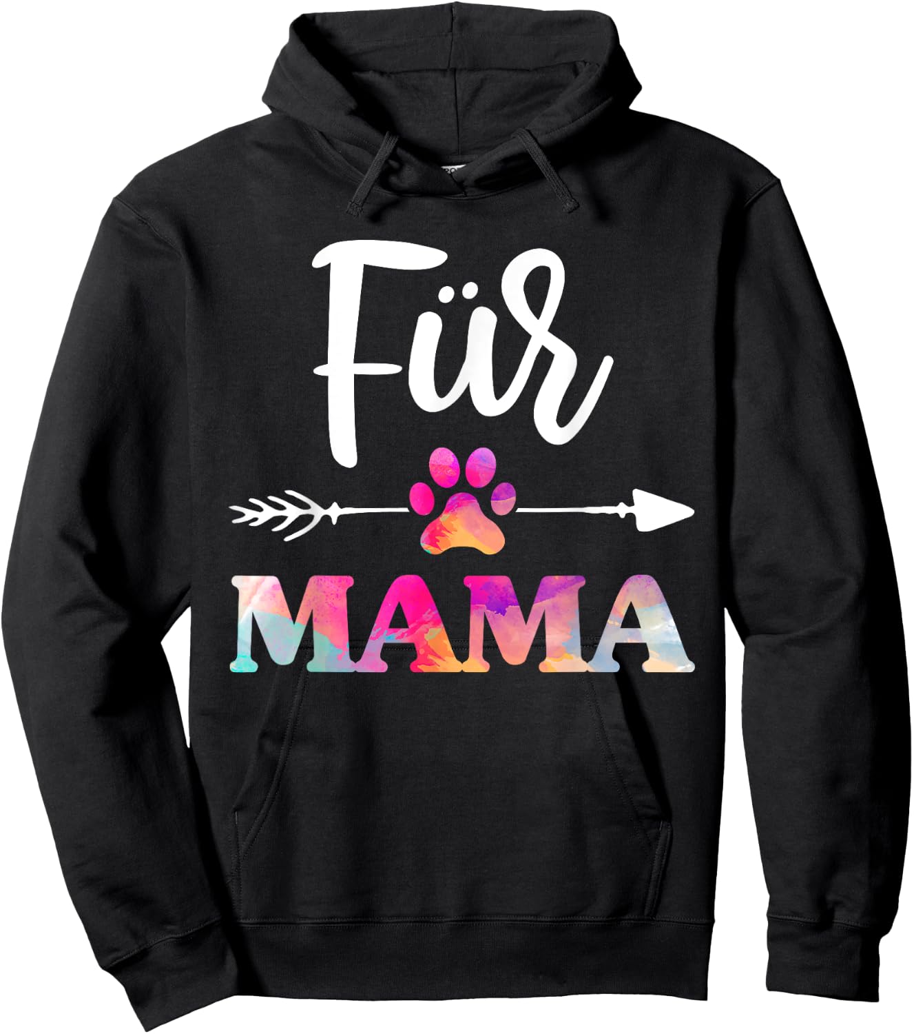 Fur Mama Pet Lovers Shirt , Mothers Day Hoodie - Hoodie | Black