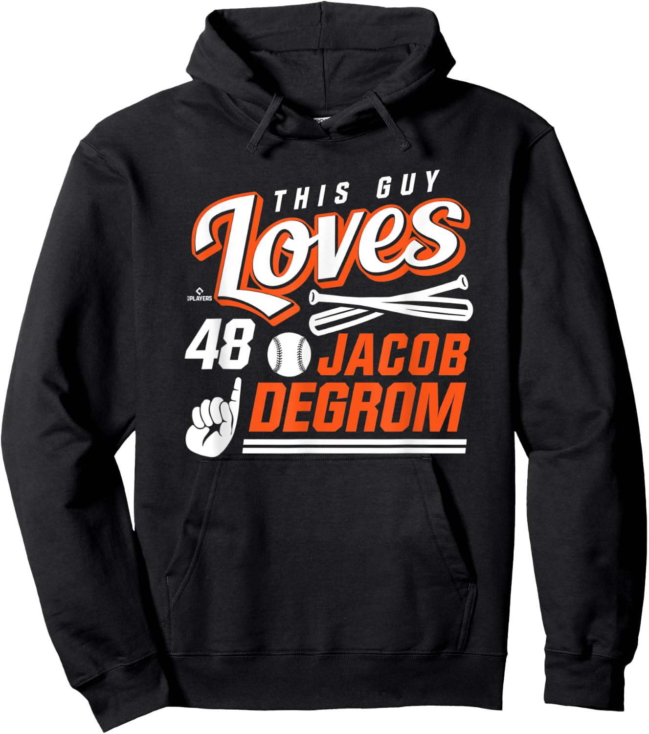 This Guy Loves Jacob deGrom Hoodie - Hoodie | Black