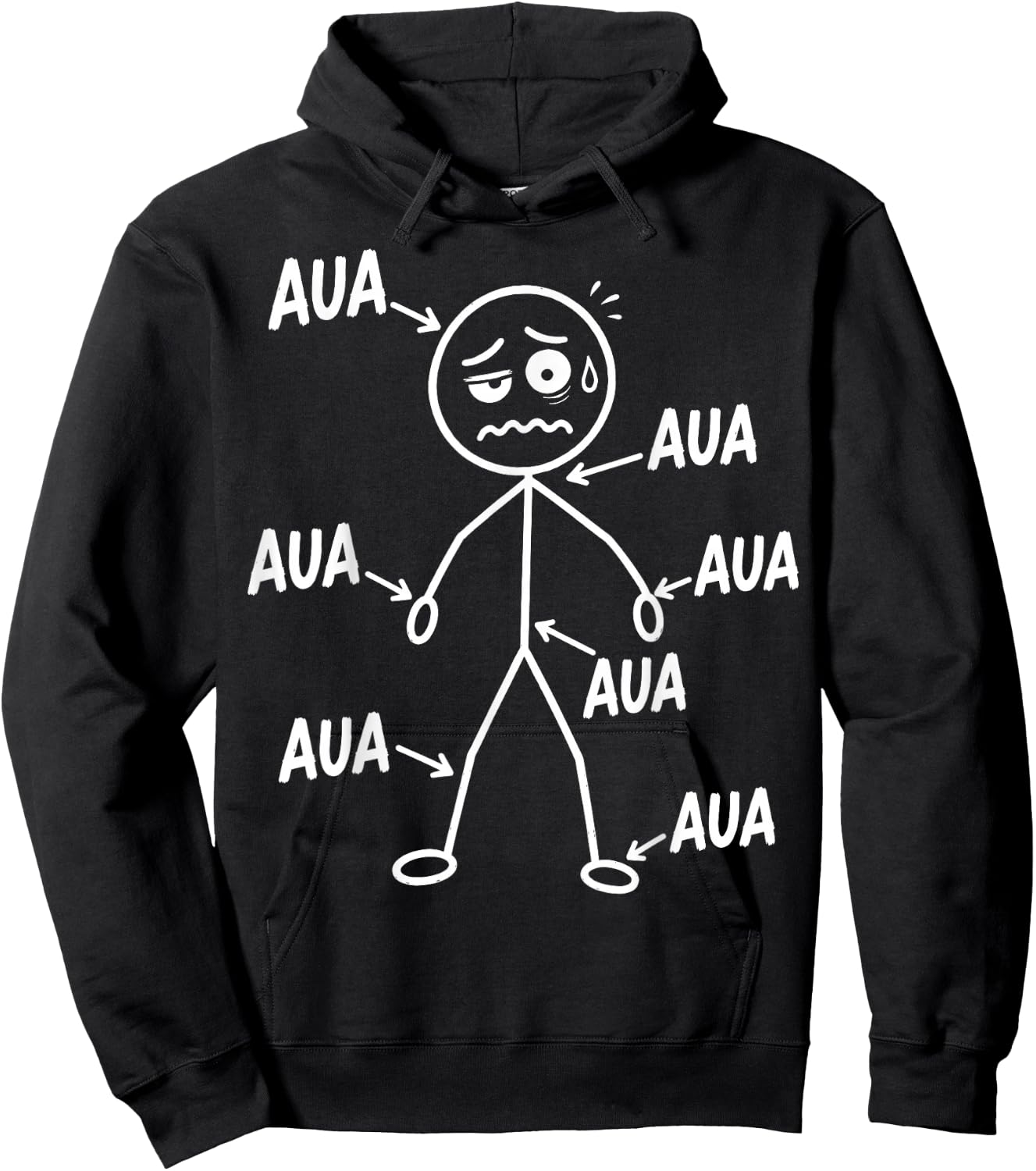 Aua Au Dem Alter entsprechen guter Zustand Lustig Geburtstag Hoodie - Hoodie | Black