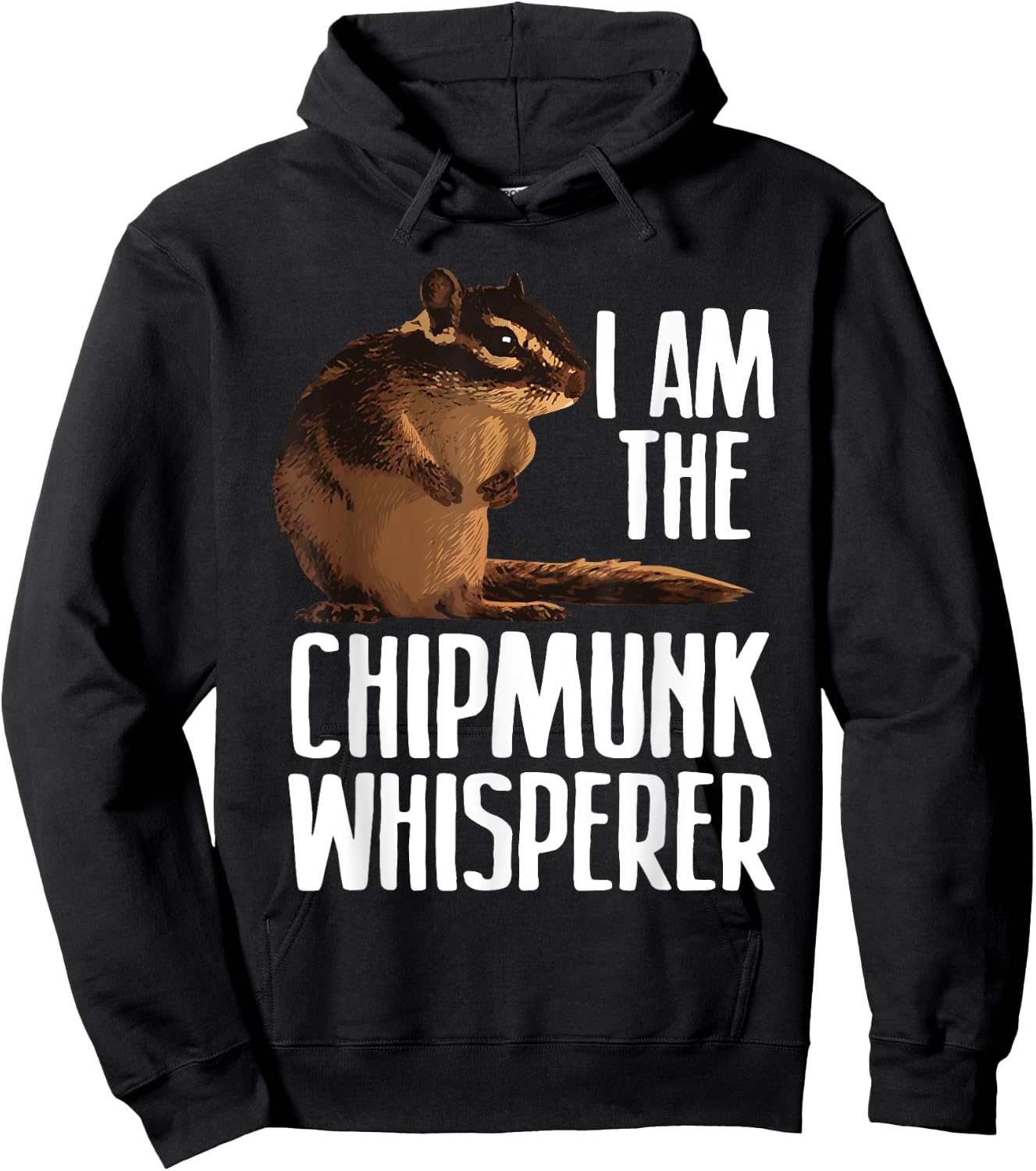 Cool Chipmunk Women Chipmunk Whisperer Pet Squirrel Hoodie - Hoodie | Black