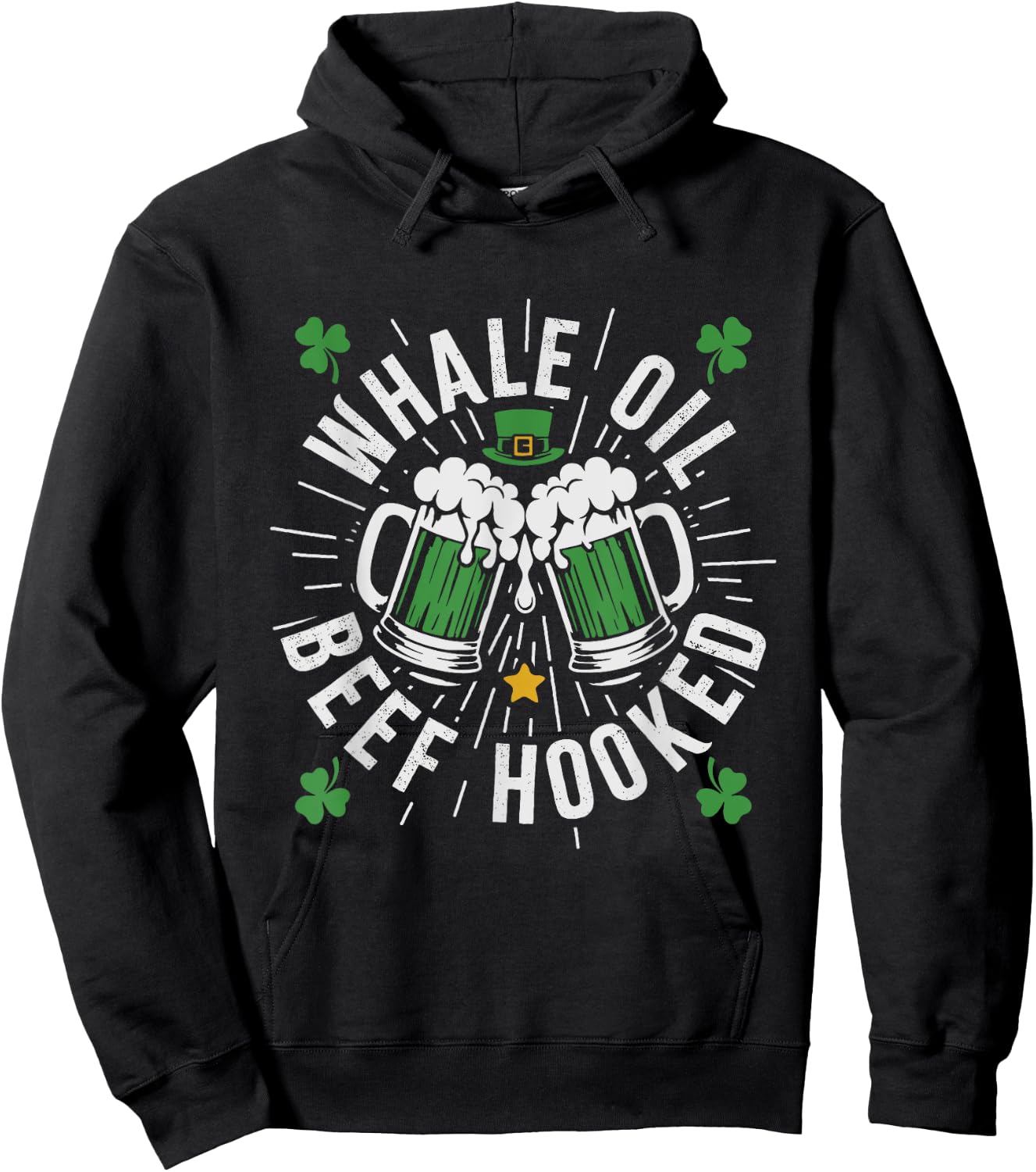 Whale Oil Beef Hooked Hoodie - Hoodie | Black
