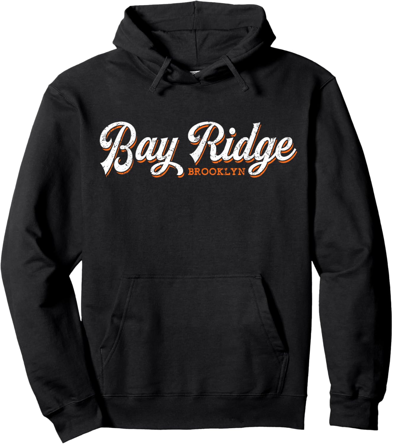 Bay Ridge Brooklyn | Cool Retro New York Hoodie - Hoodie | Black
