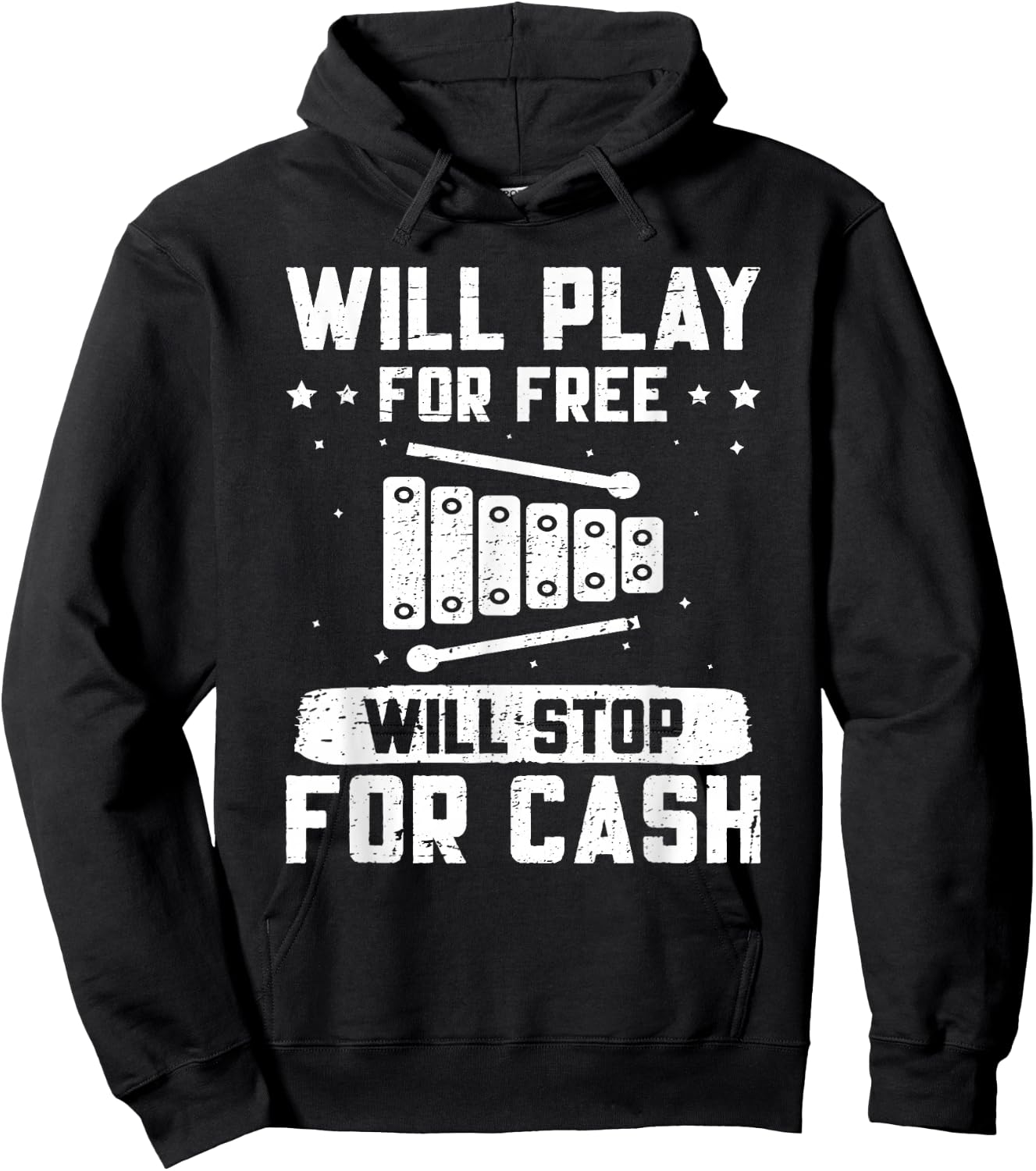 Xylophone Music Xylophone Player Play For Free Xylophonist Hoodie - Hoodie | Black