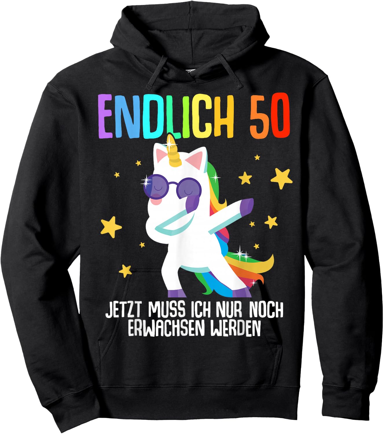 50. Geburtstag Mann Frau 50 Jahre 1976 Deko Lustig Geschenk Hoodie - Hoodie | Black