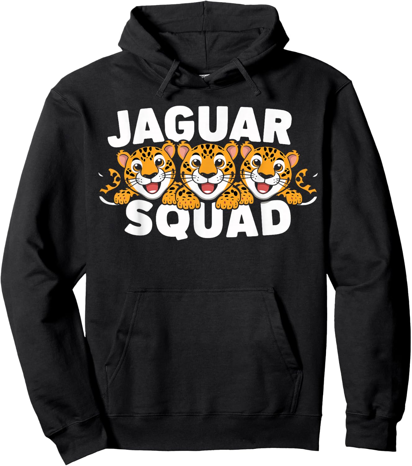 Jaguar Squad Design for Jaguar Lover Stuff | Cool Jaguar Hoodie - Hoodie | Black