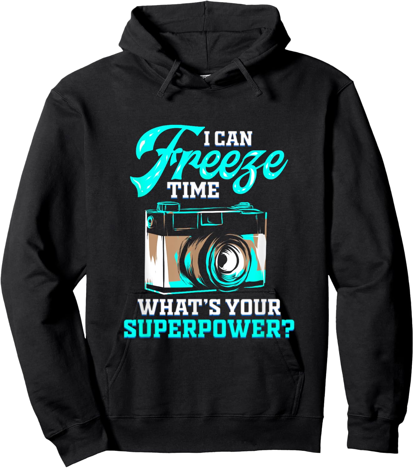 Photographer Gift Photographers Freeze Time Hoodie - Hoodie | Black