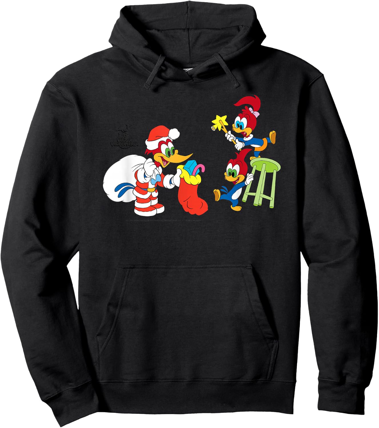 Woody Woodpecker Holiday Hoodie - Hoodie | Black