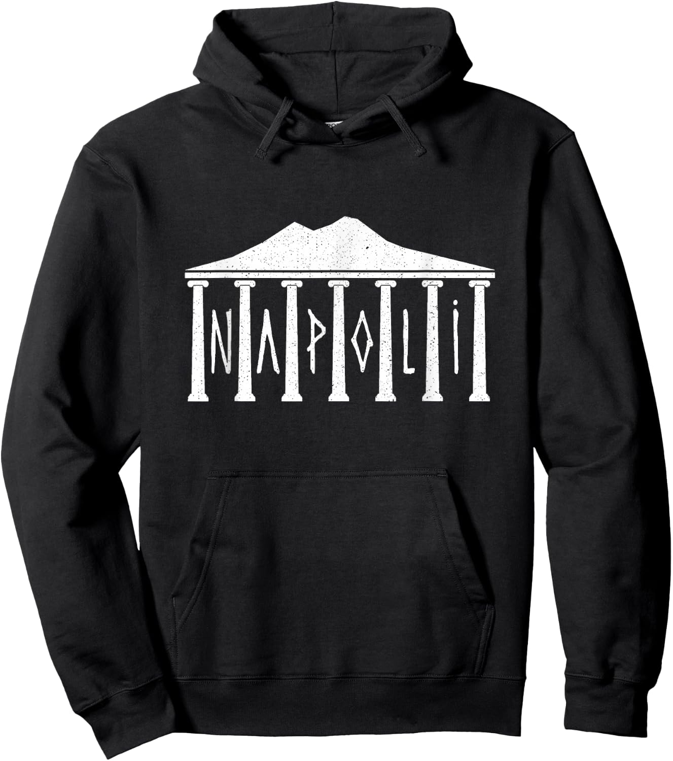 Ruins Of Pompeii Roman Architecture Napoli Italia Souvenir Hoodie - Hoodie | Black