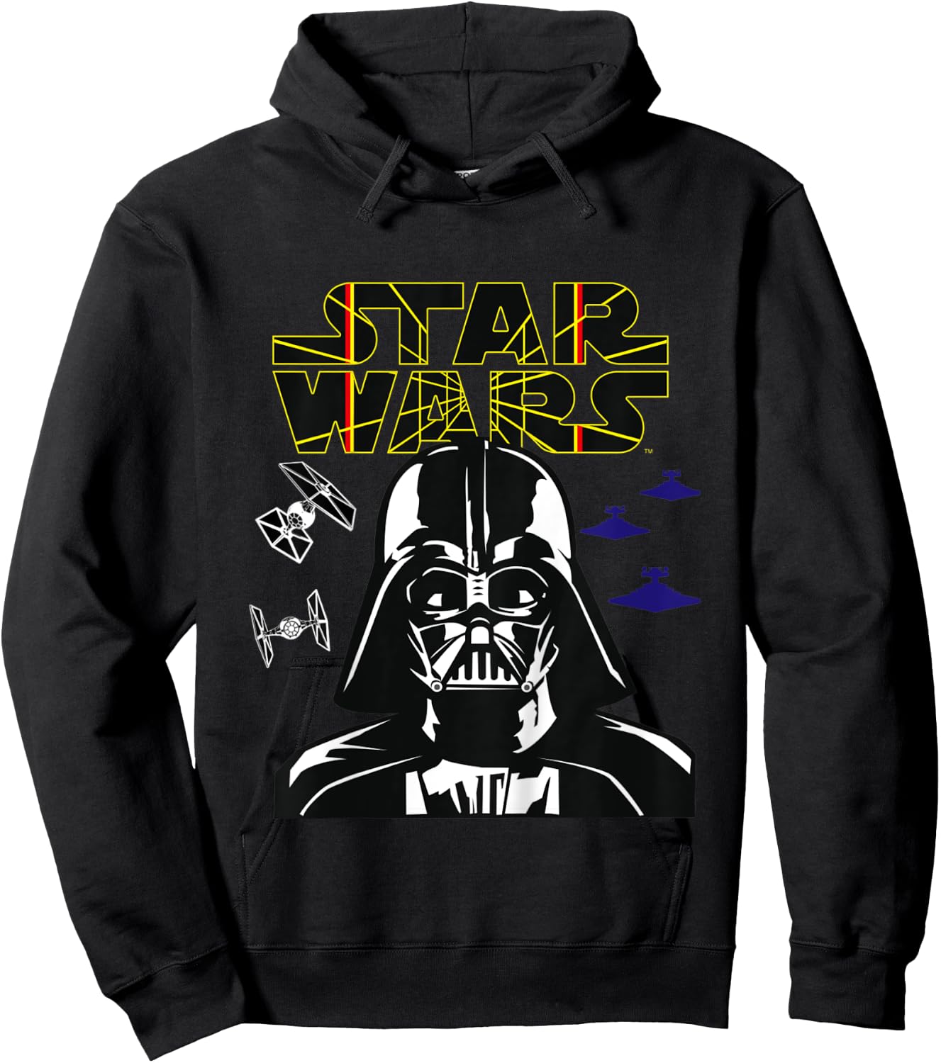 Children's Star Wars Darth Vader Comp Logo , black Hoodie - Hoodie | Black