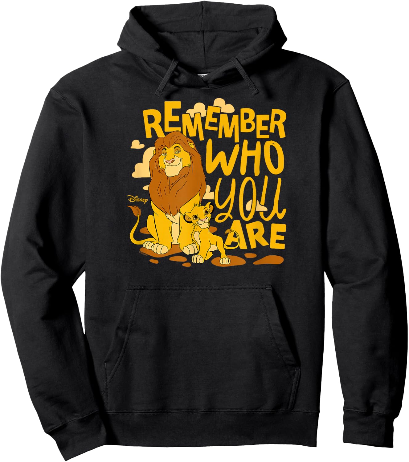 The Lion King - Mufasa and Simba Remember Who You Are Hoodie - Hoodie | Black
