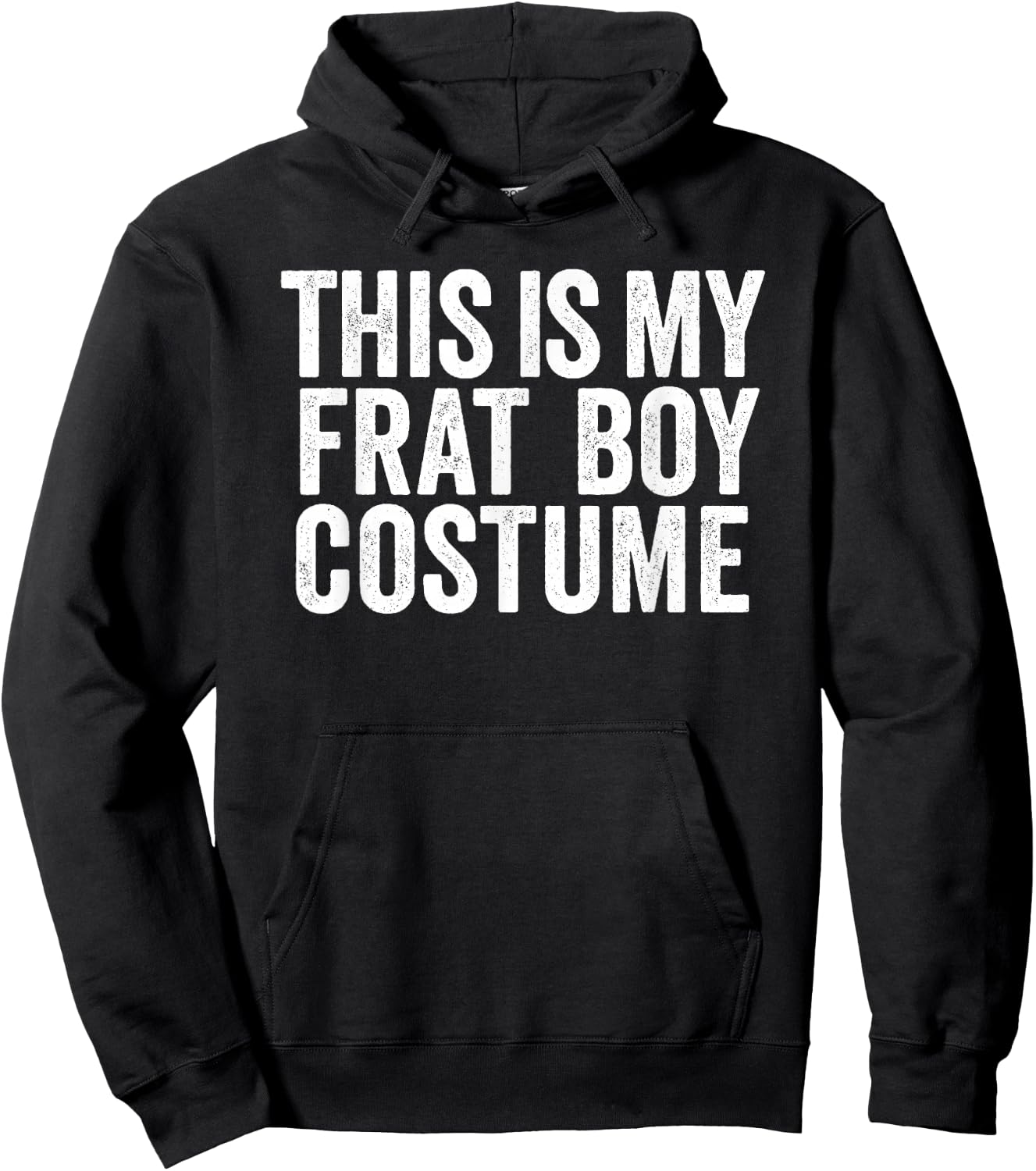 This is My Frat Boy Costume Shirt Funny Last Minute Costume Hoodie - Hoodie | Black