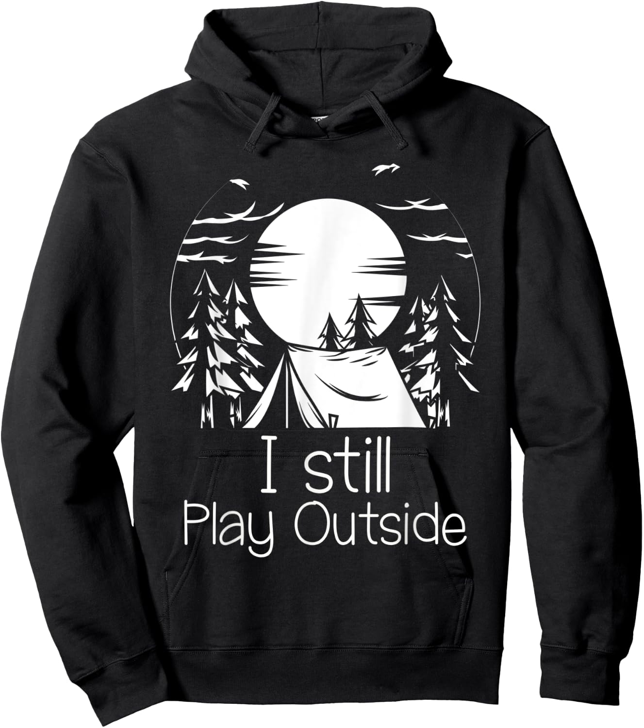 I still play outside Hoodie - Hoodie | Black
