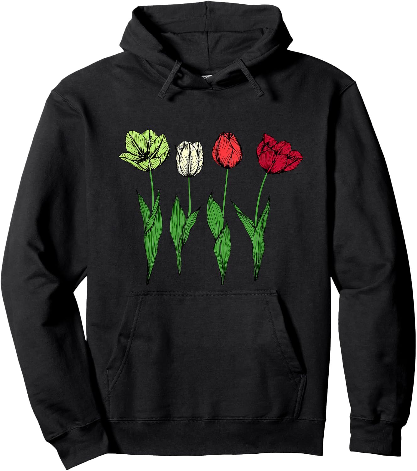 Tulpen Blumen Hobbygärtner Gärtner - Garten Tulpe Hoodie - Hoodie | Black