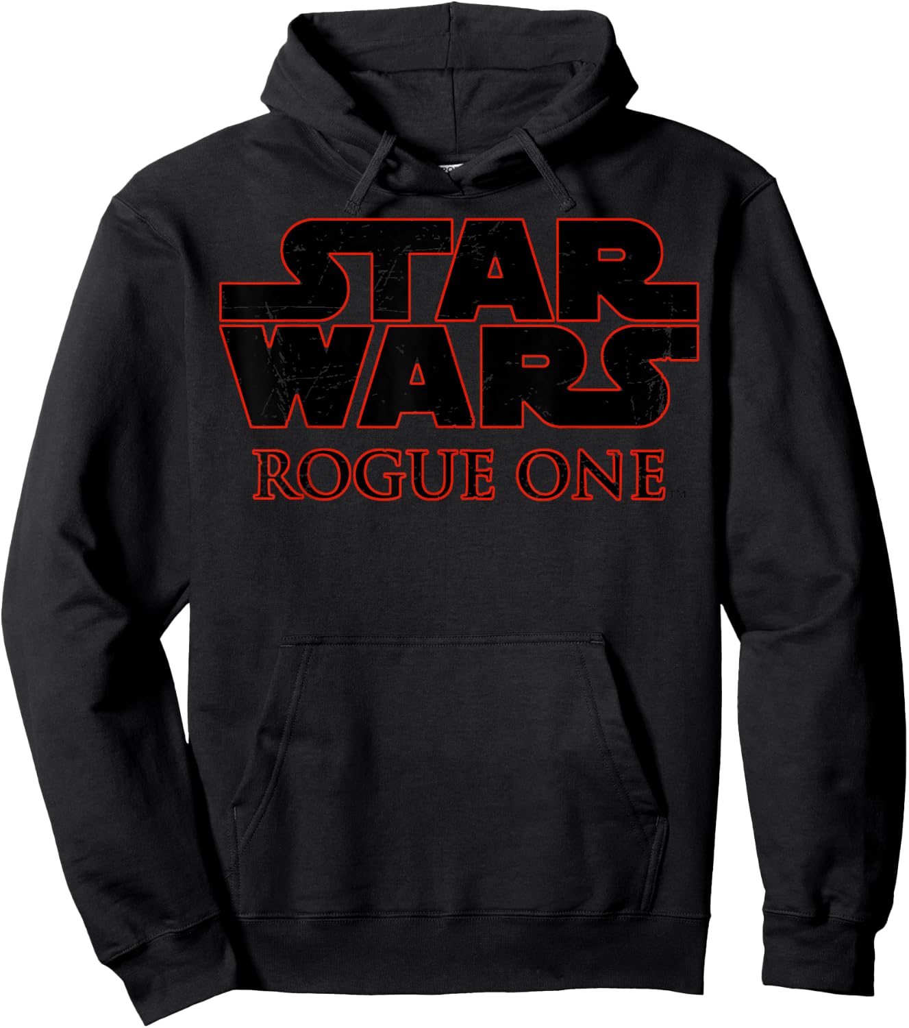 Star Wars Rogue One Basic Logo Hoodie - Hoodie | Black