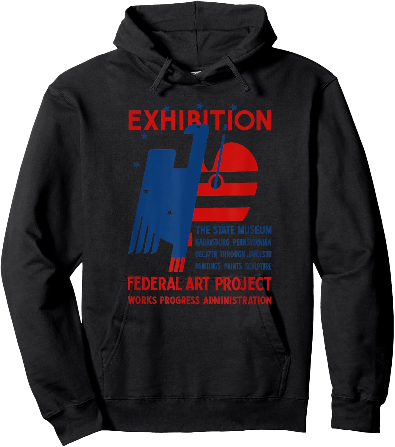 Federal Arts Project - Vintage WPA Hoodie - Hoodie | Black