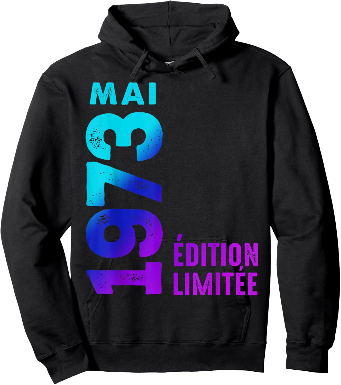 1973 Édition Limitée Mai 1973 Hoodie - Hoodie | Black