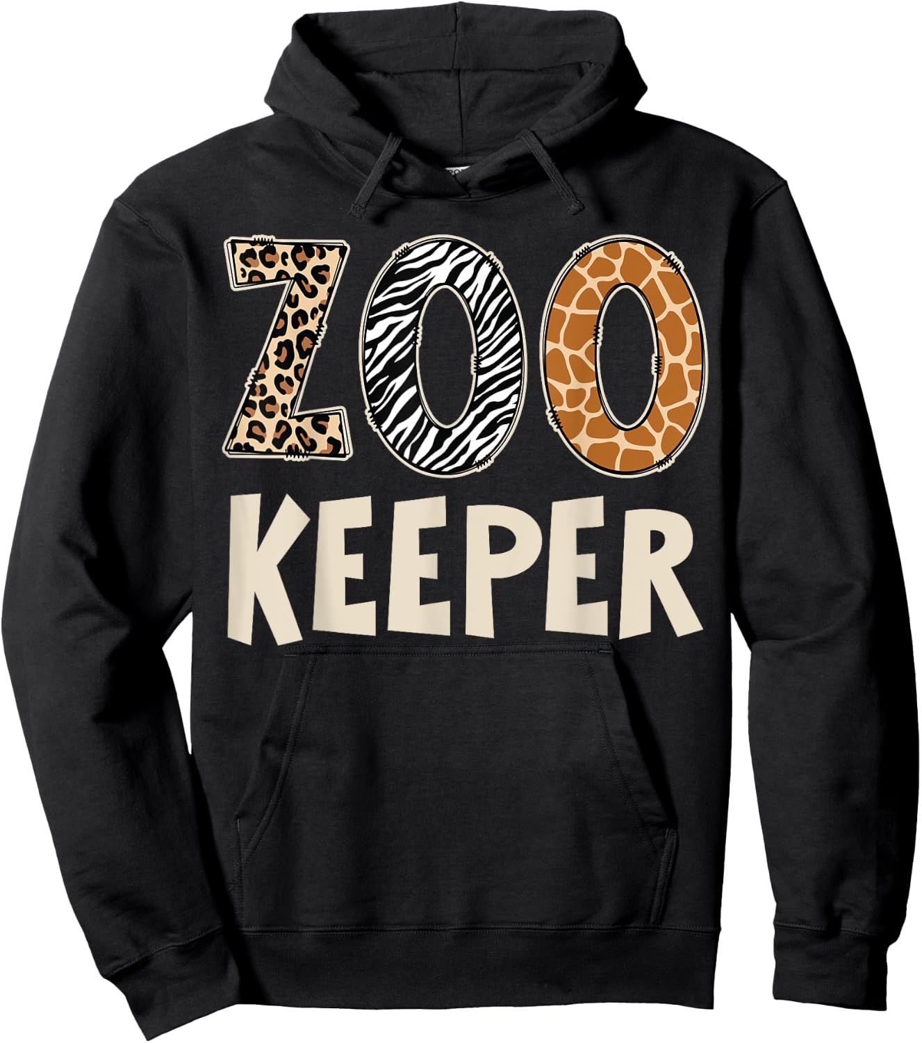 Zookeeper Zoo Keeper Costume Adult Animals Wildlife Safari Hoodie - Hoodie | Black