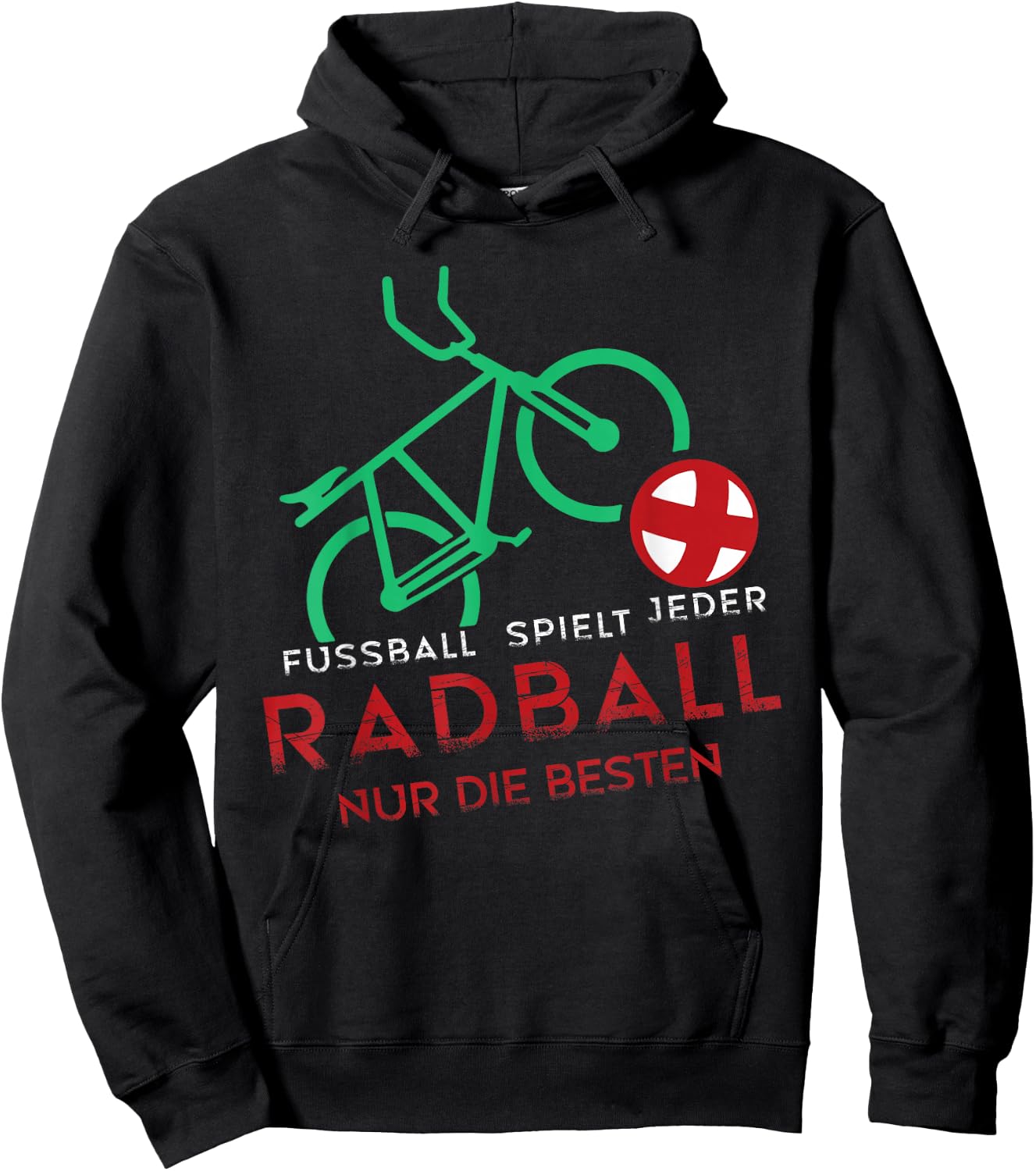 Radball Radballspieler Radballrad Radball Torwart Hoodie - Hoodie | Black