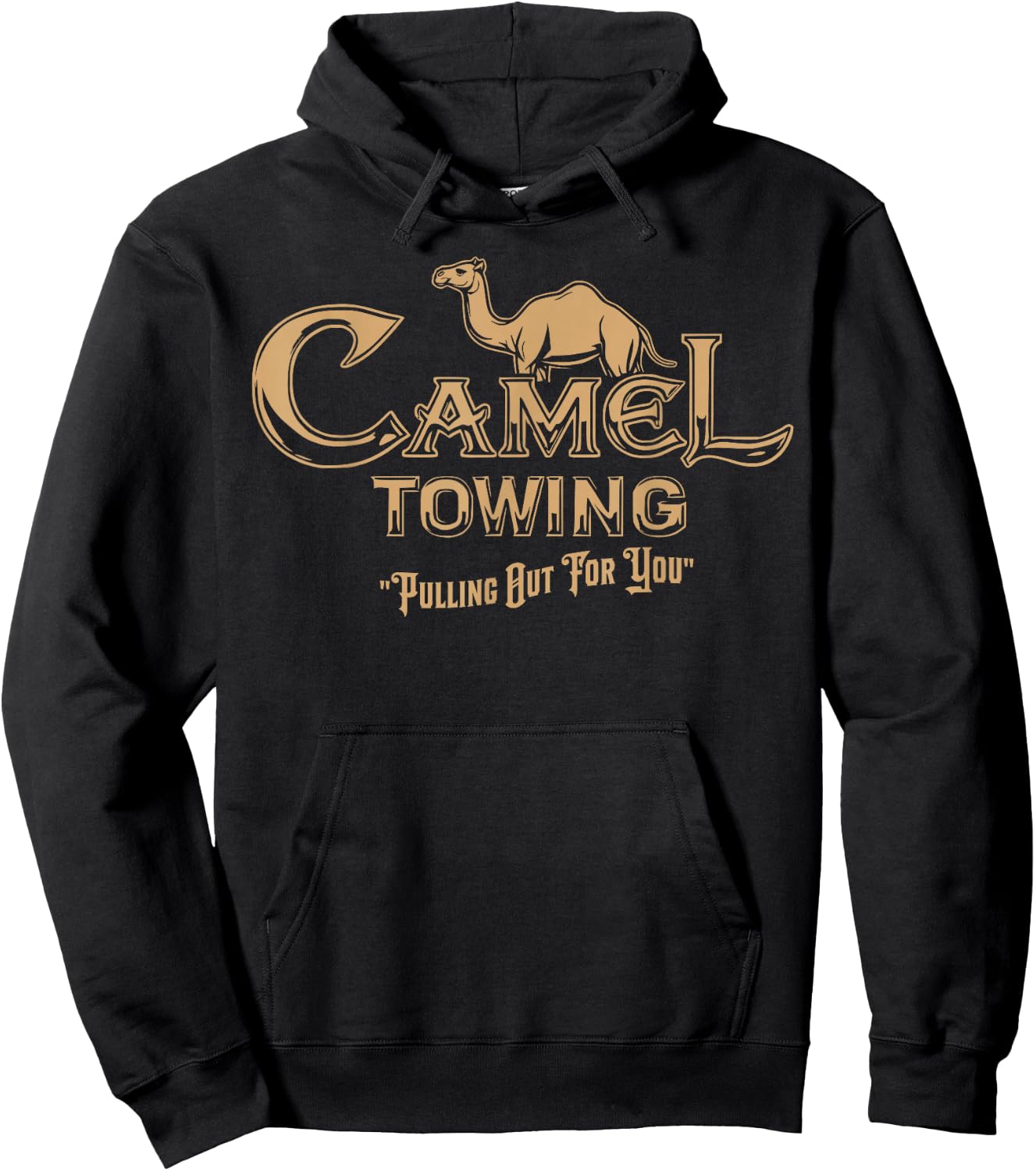 Camel Towing Company Toe Tow Truck - Funny Inappropriate Hoodie - Hoodie | Black