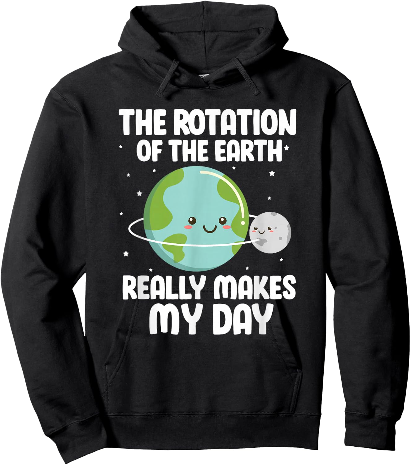 The Rotation of the Earth Funny Earth Day Science Hoodie - Hoodie | Black