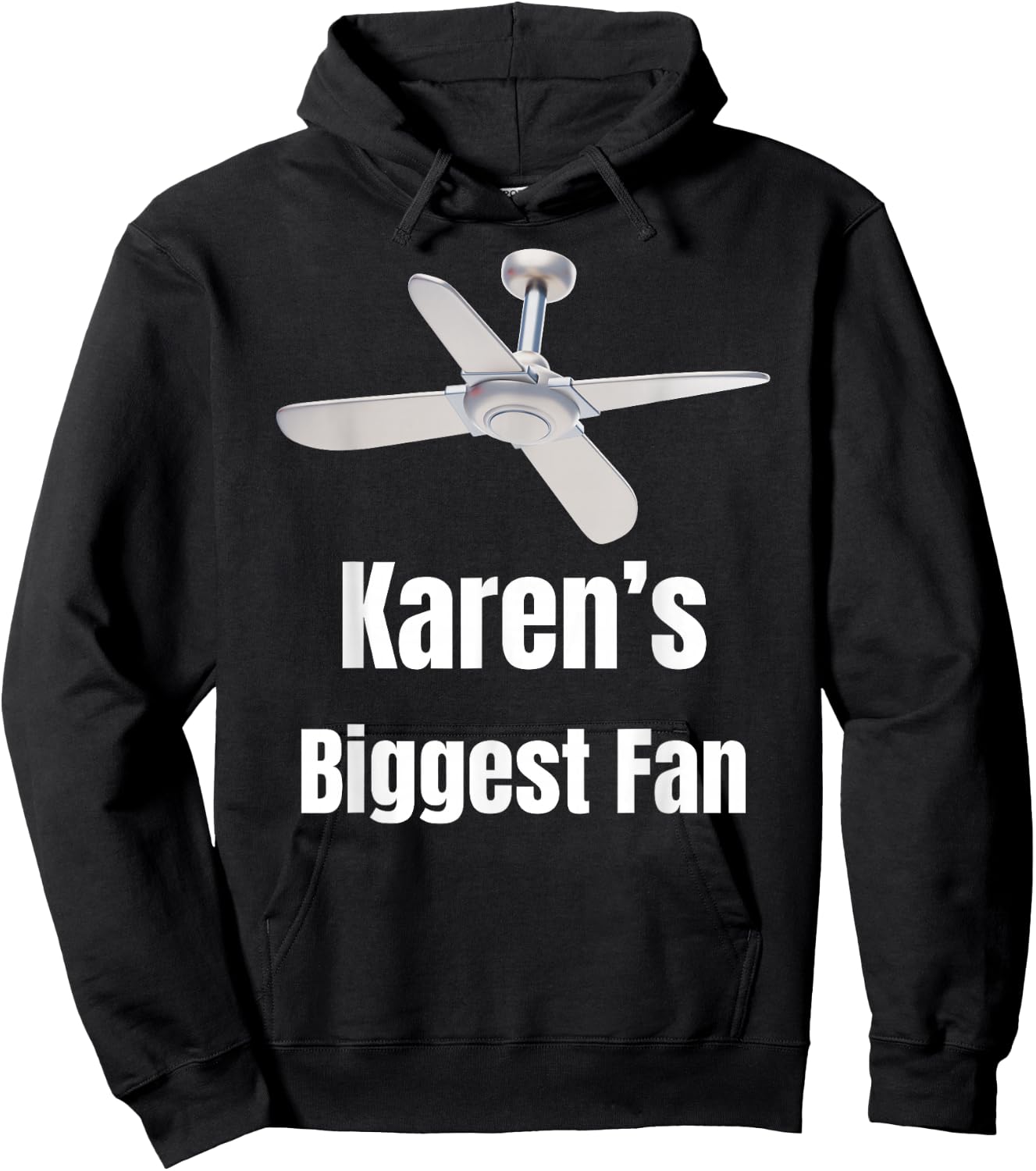 Karen's Biggest Fan Trial Court Hoodie - Hoodie | Black