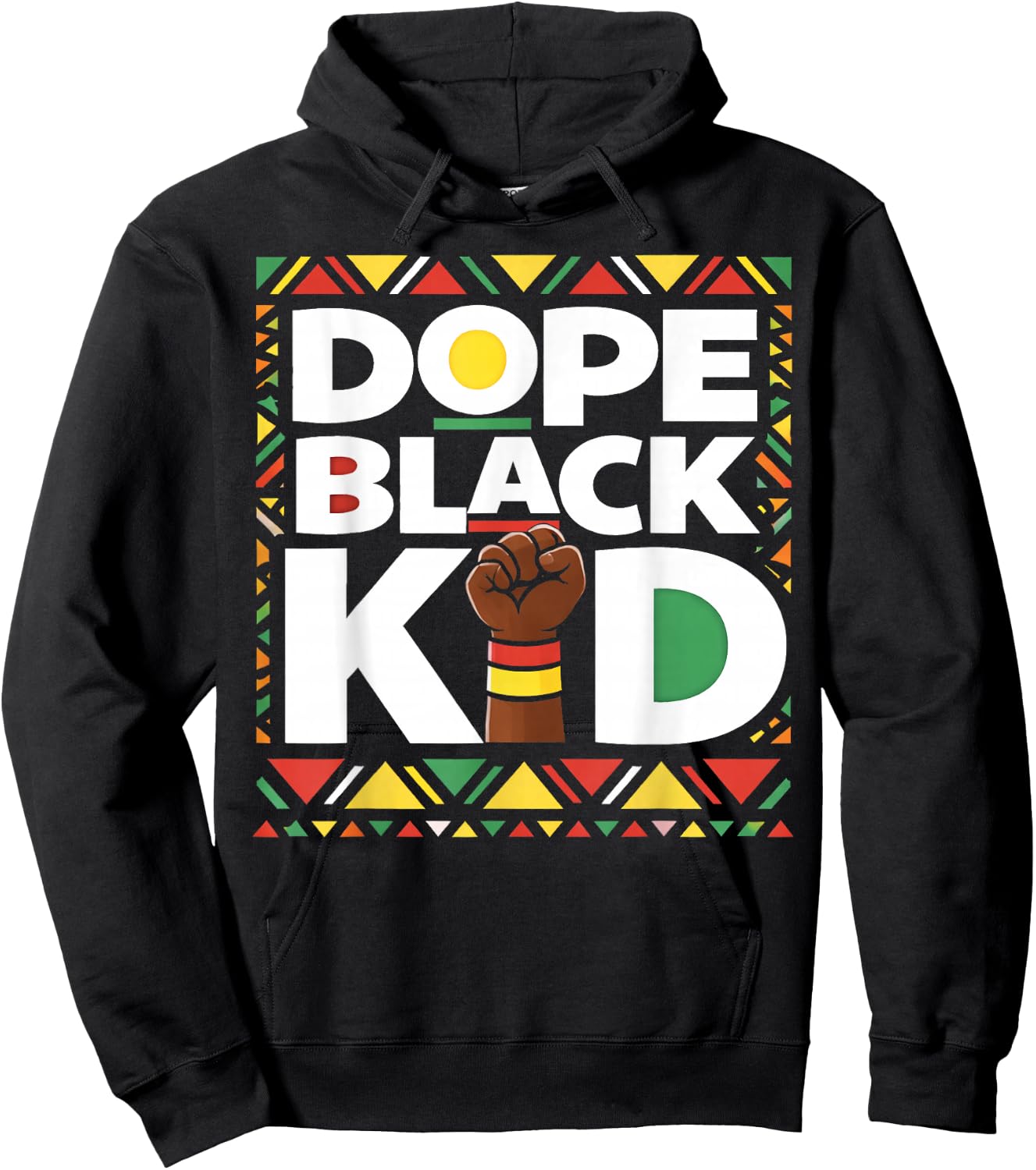 Dope Black Kid Pride Culture Juneteenth Black History Hoodie - Hoodie | Black