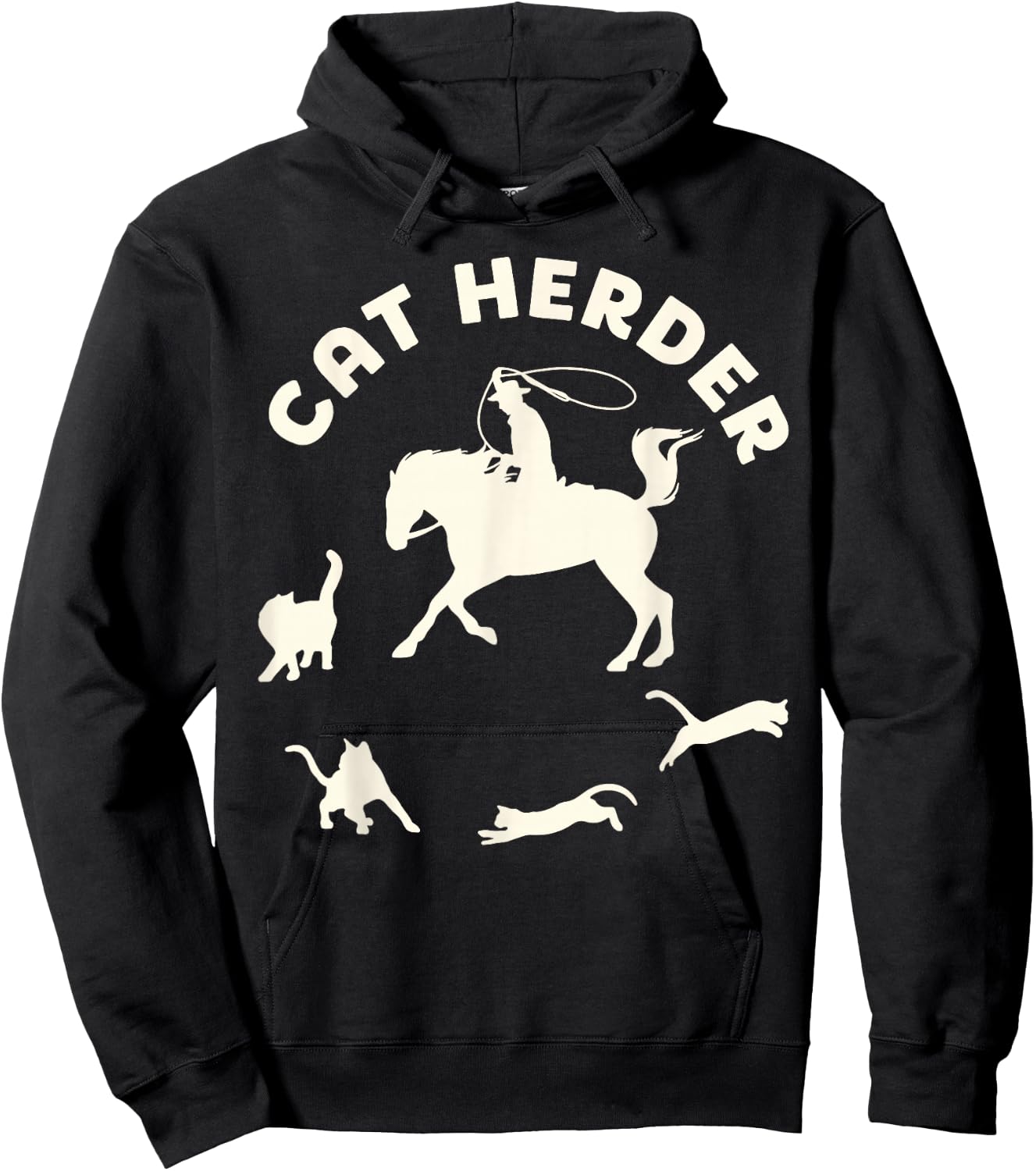 Cat Herder Hoodie - Hoodie | Black