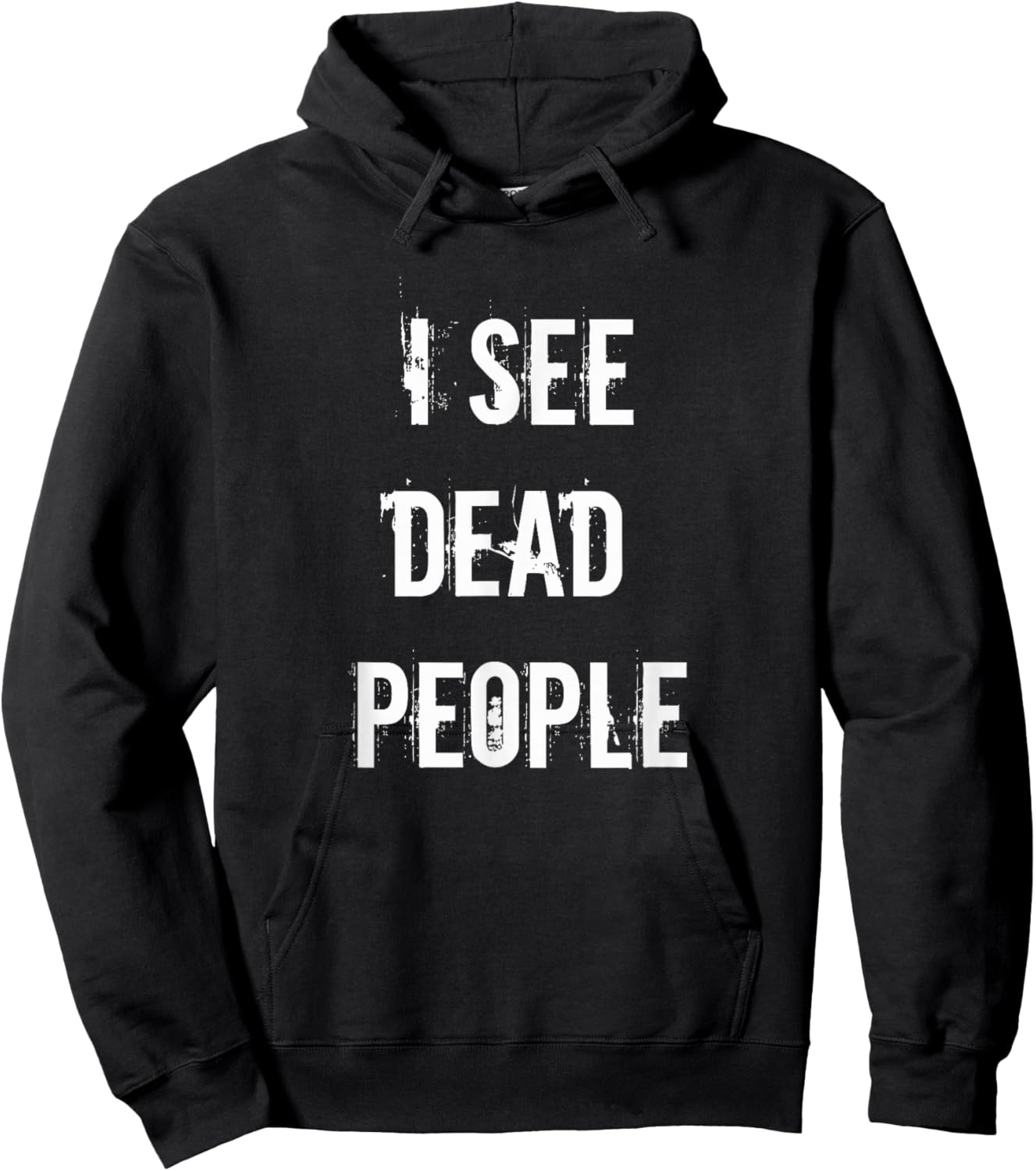 I See Dead People Funny Halloween For Gamers Hoodie - Hoodie | Black