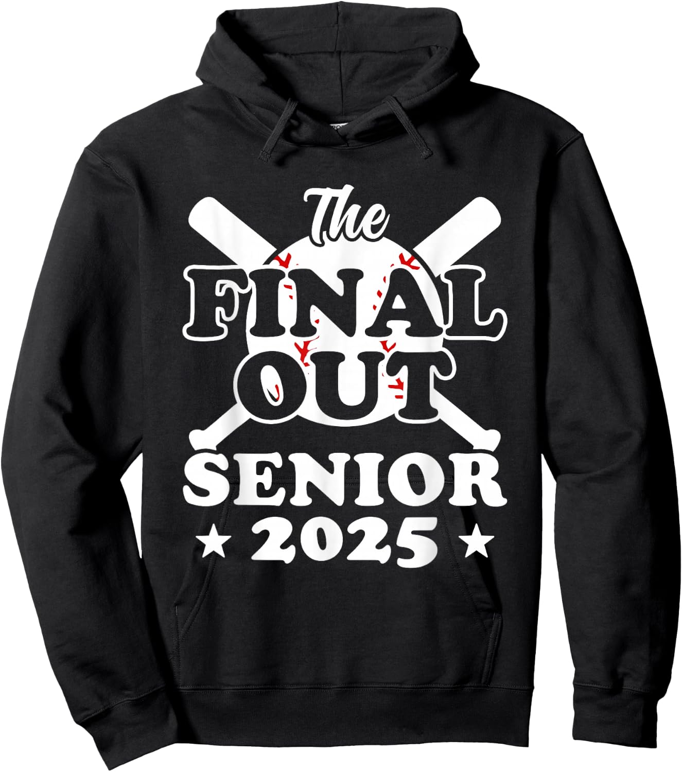 Senior 2025 Baseball Funny Senior Year Class of 2025 Hoodie - Hoodie | Black