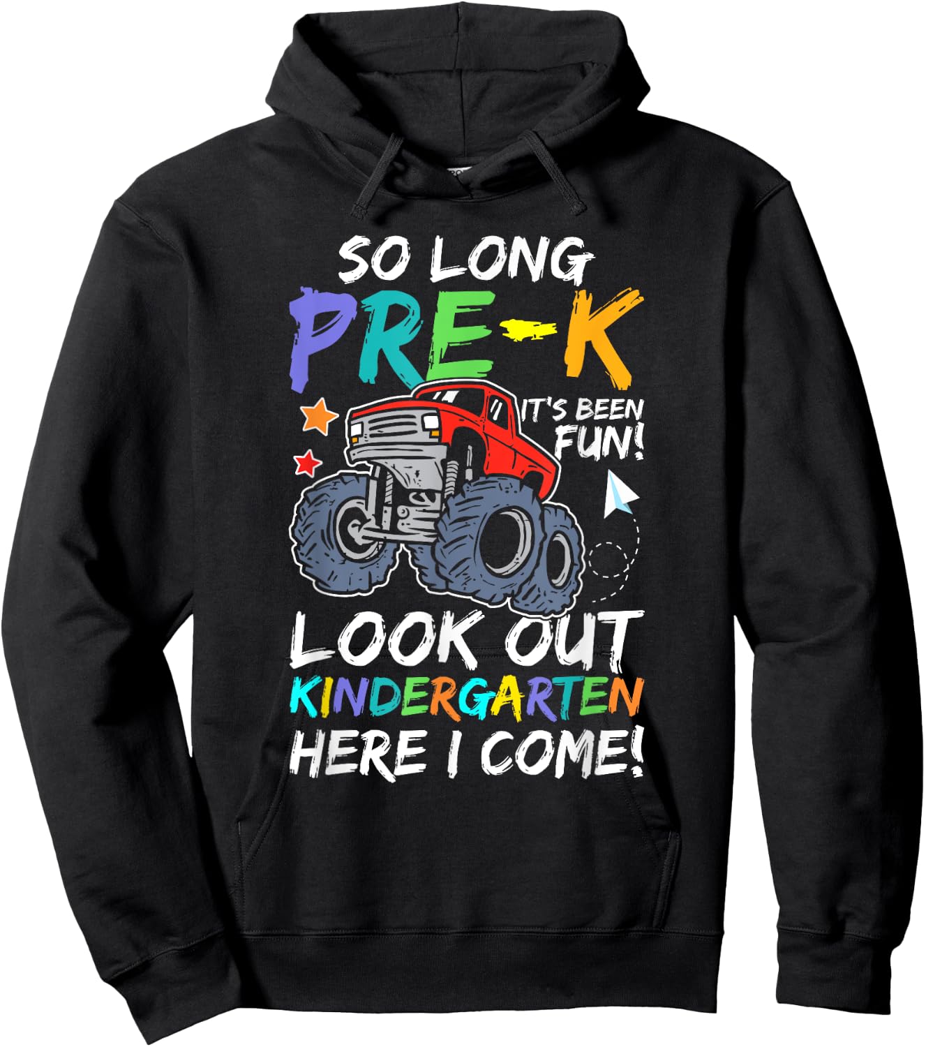 So Long Pre-K Kindergarten Here I Come pre-k graduation Hoodie - Hoodie | Black