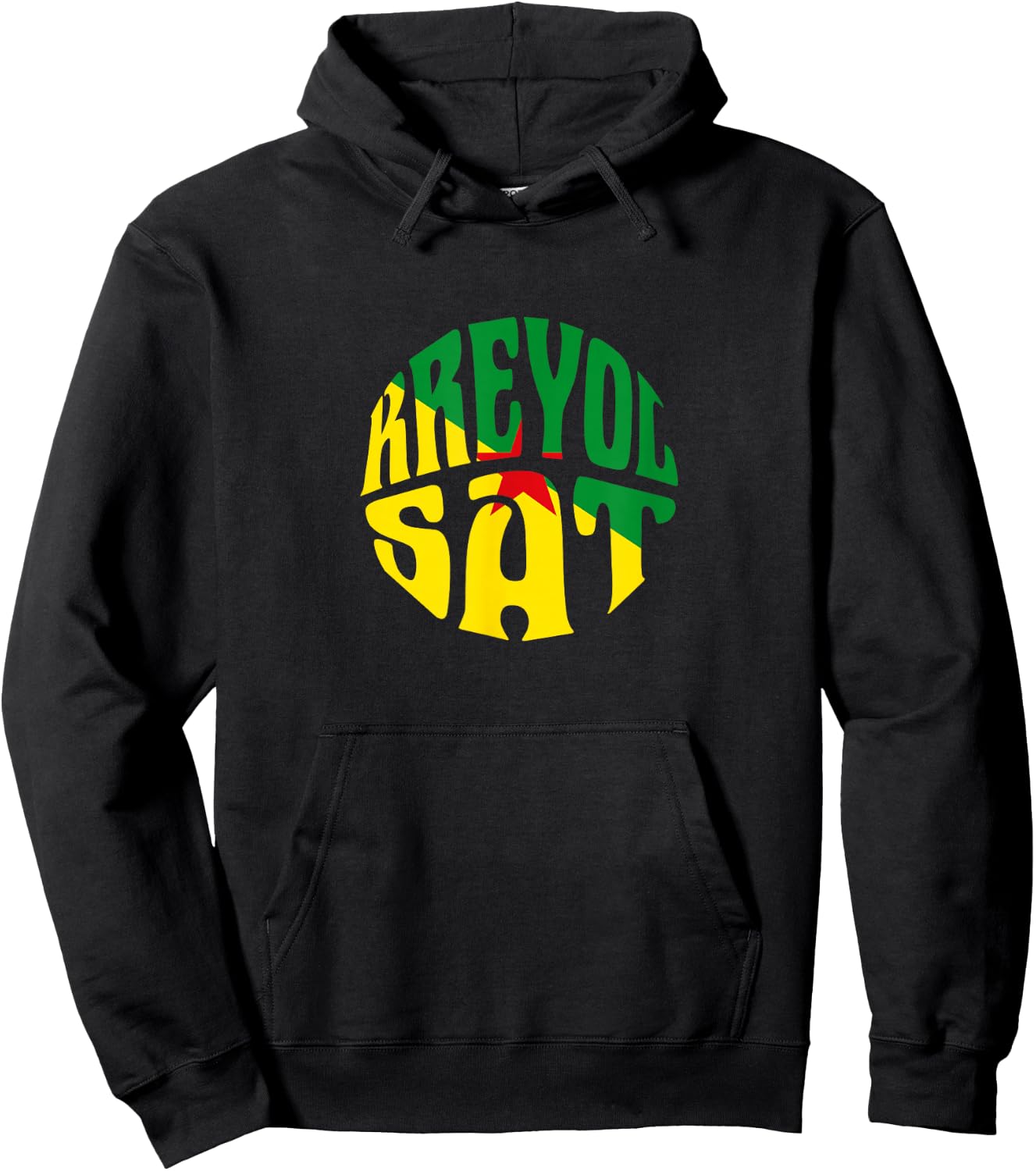 Guyana Flag XXL by KreyolSat Hoodie - Hoodie | Black