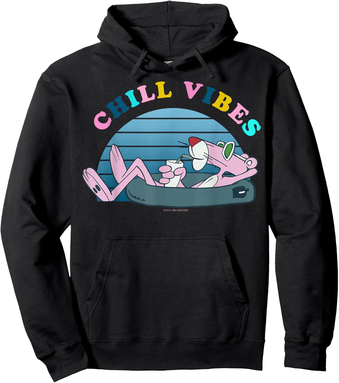 The Pink Panther Chill Vibes Hoodie - Hoodie | Black