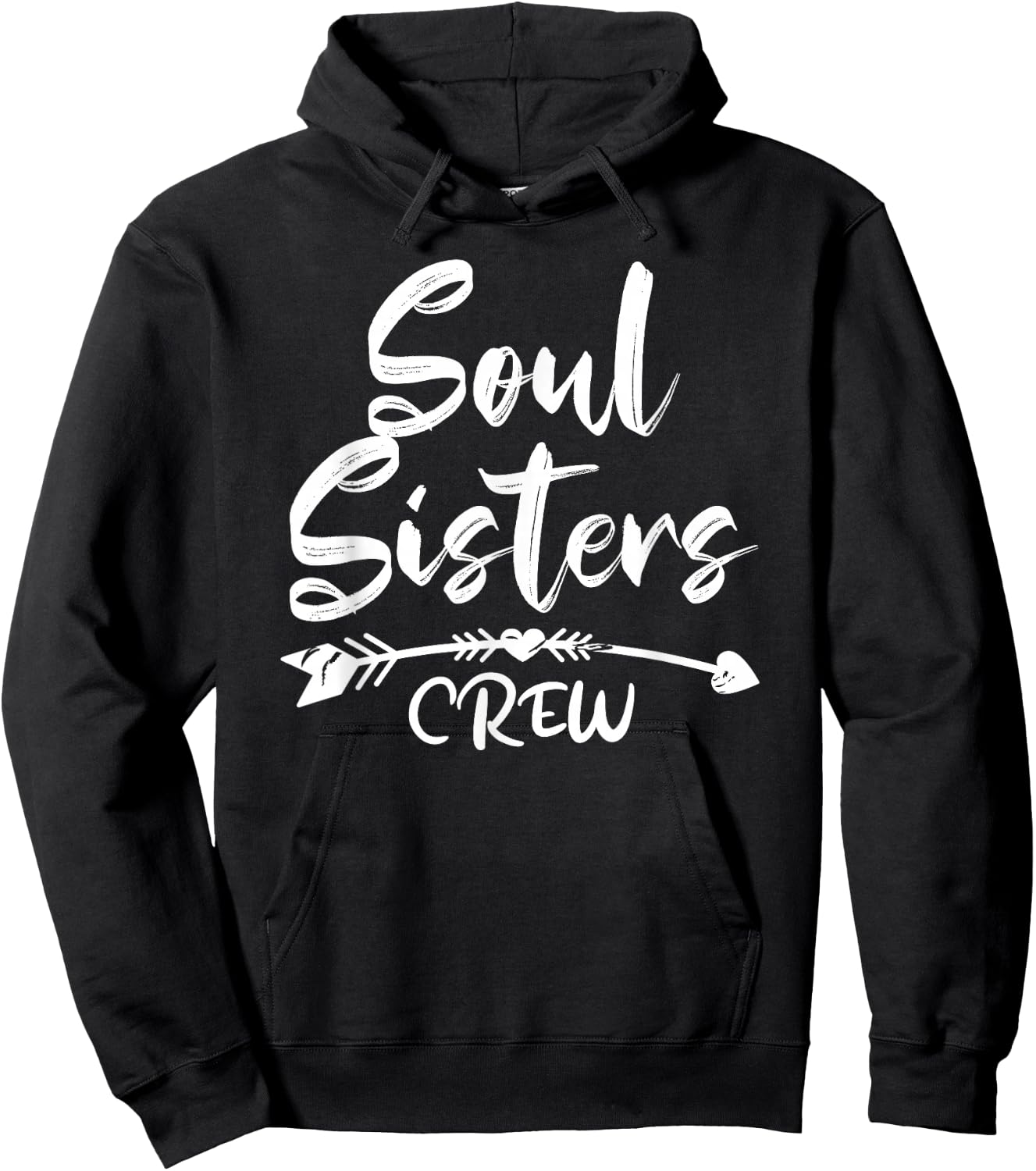 Soul Sisters is Bestie Friend Being an UNBIOLOGICAL SISTERS Hoodie - Hoodie | Black