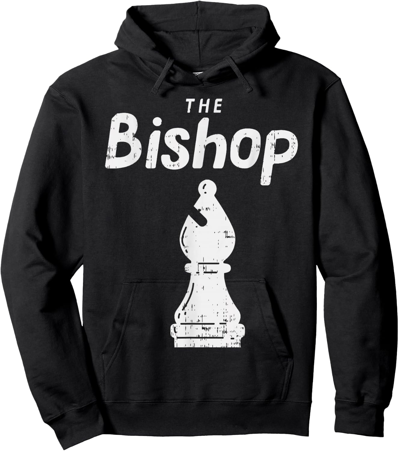 Chess Piece The Bishop Shirt Halloween Matching Costume Hoodie - Hoodie | Black