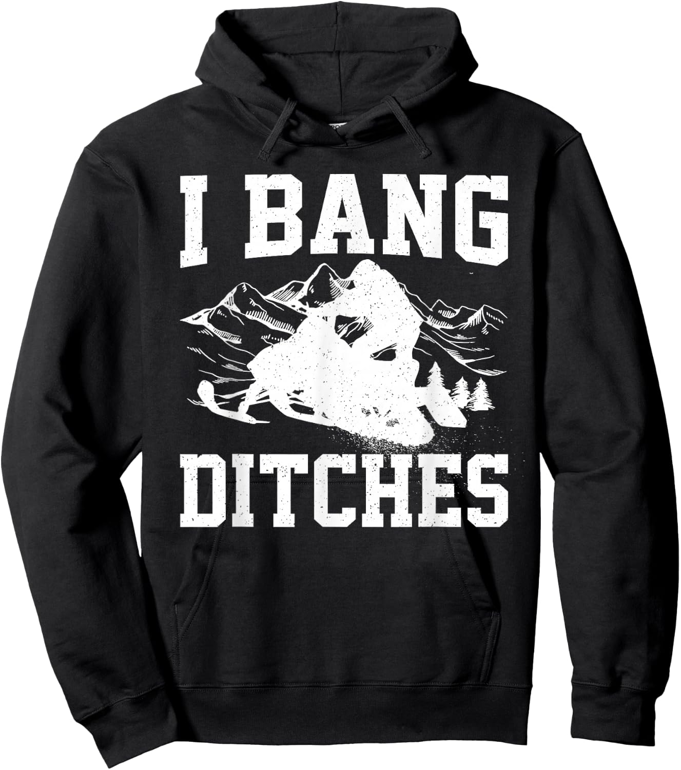 Snowmobile Art Women Snowmobiling Snowmobile Lover Hoodie - Hoodie | Black