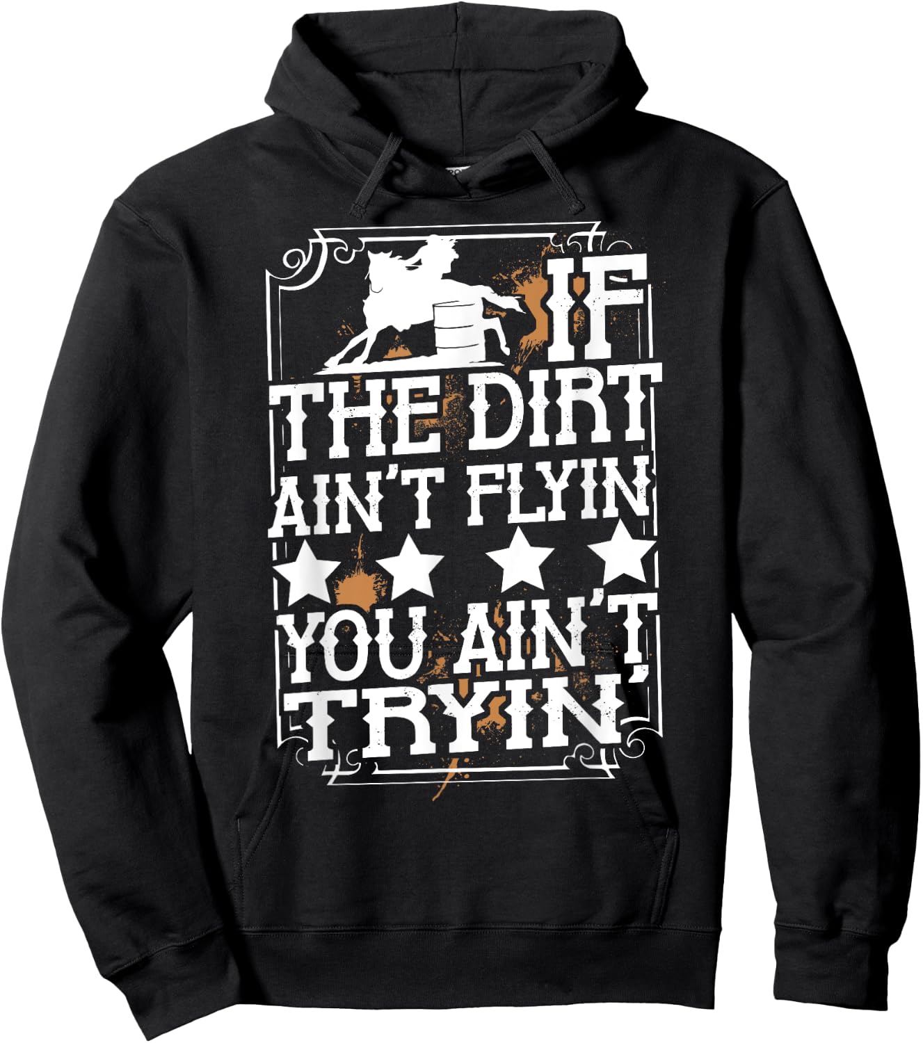 Barrel Race Horse Racer - Barrel Racing Show Hoodie - Hoodie | Black