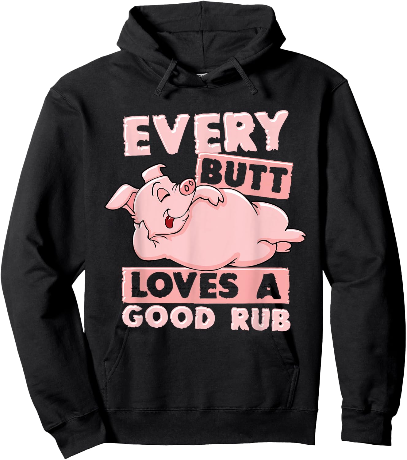BBQ Pig Grill Shirt Chef Barbecue Pulled Pork Steak BBQ Hoodie - Hoodie | Black