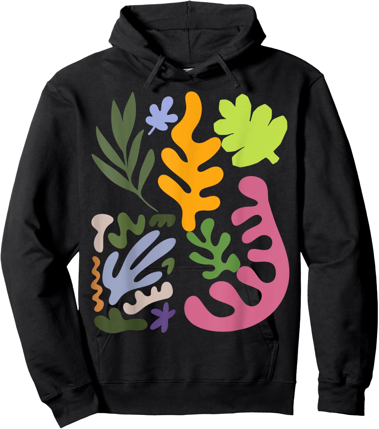 Matisse Painting Aesthetic artificial flower Abstract Autumn Hoodie - Hoodie | Black