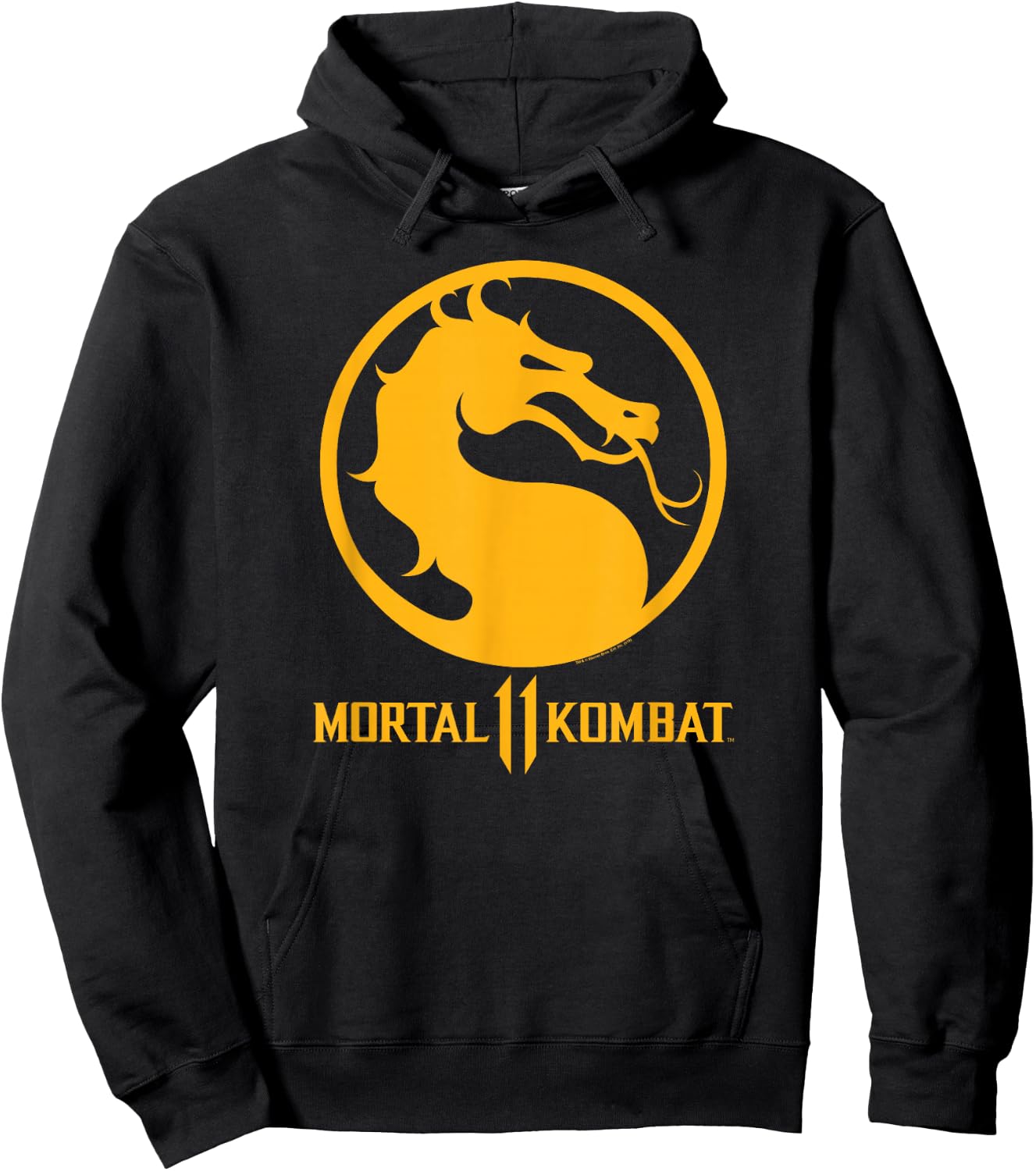 Mortal Kombat 11 Dragon Logo Hoodie - Hoodie | Black