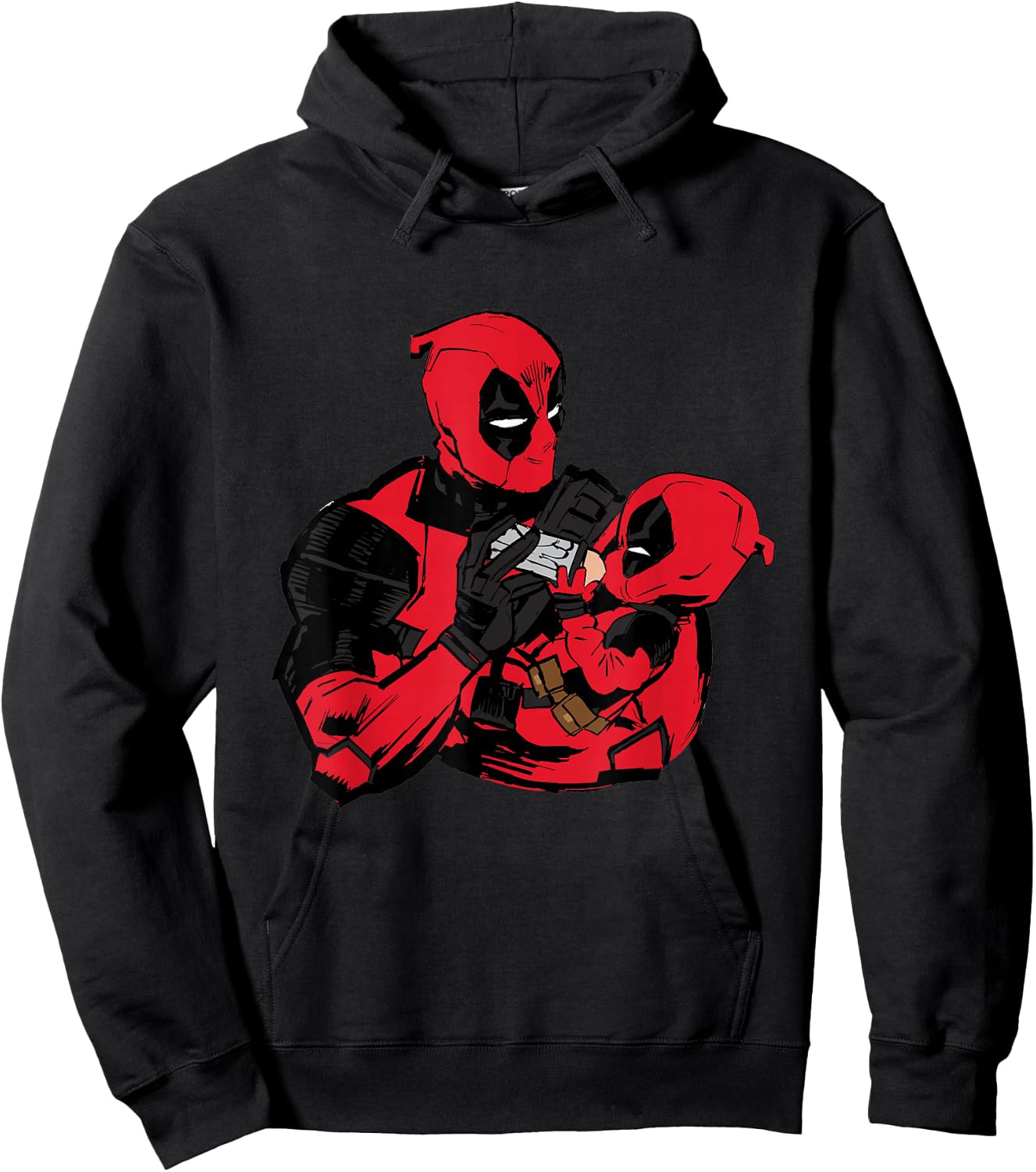 Marvel Studios Deadpool & Wolverine Deadpool and Babypool Hoodie - Hoodie | Black
