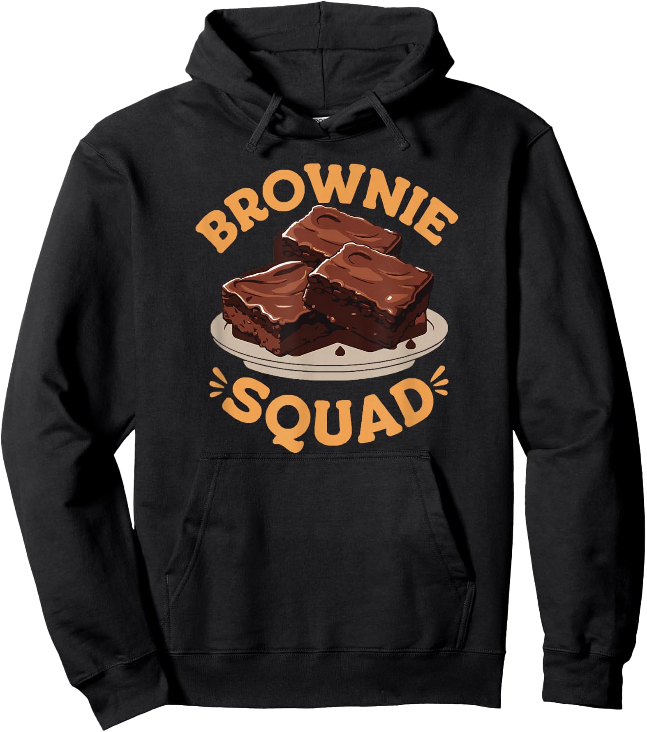 Brownie Squad Chocolate Dessert Hoodie - Hoodie | Black