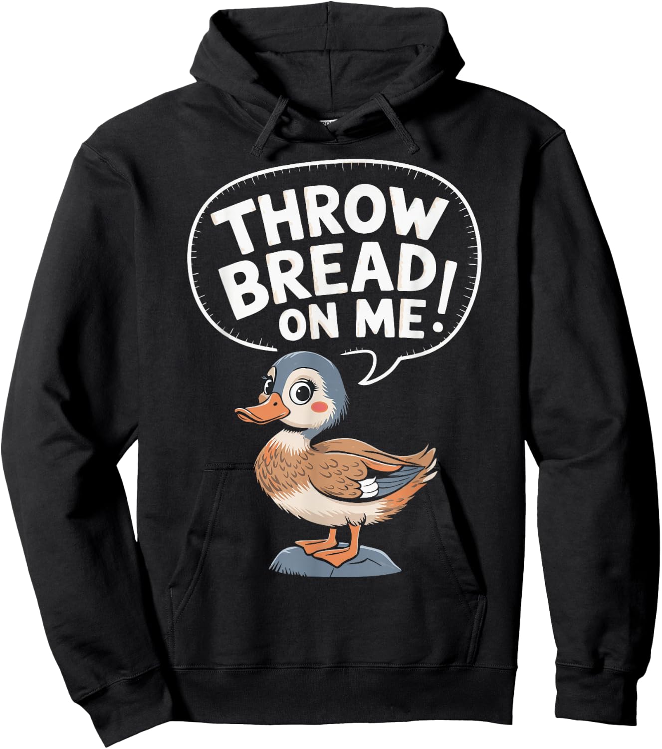 Throw Bread On Me Hoodie - Hoodie | Black