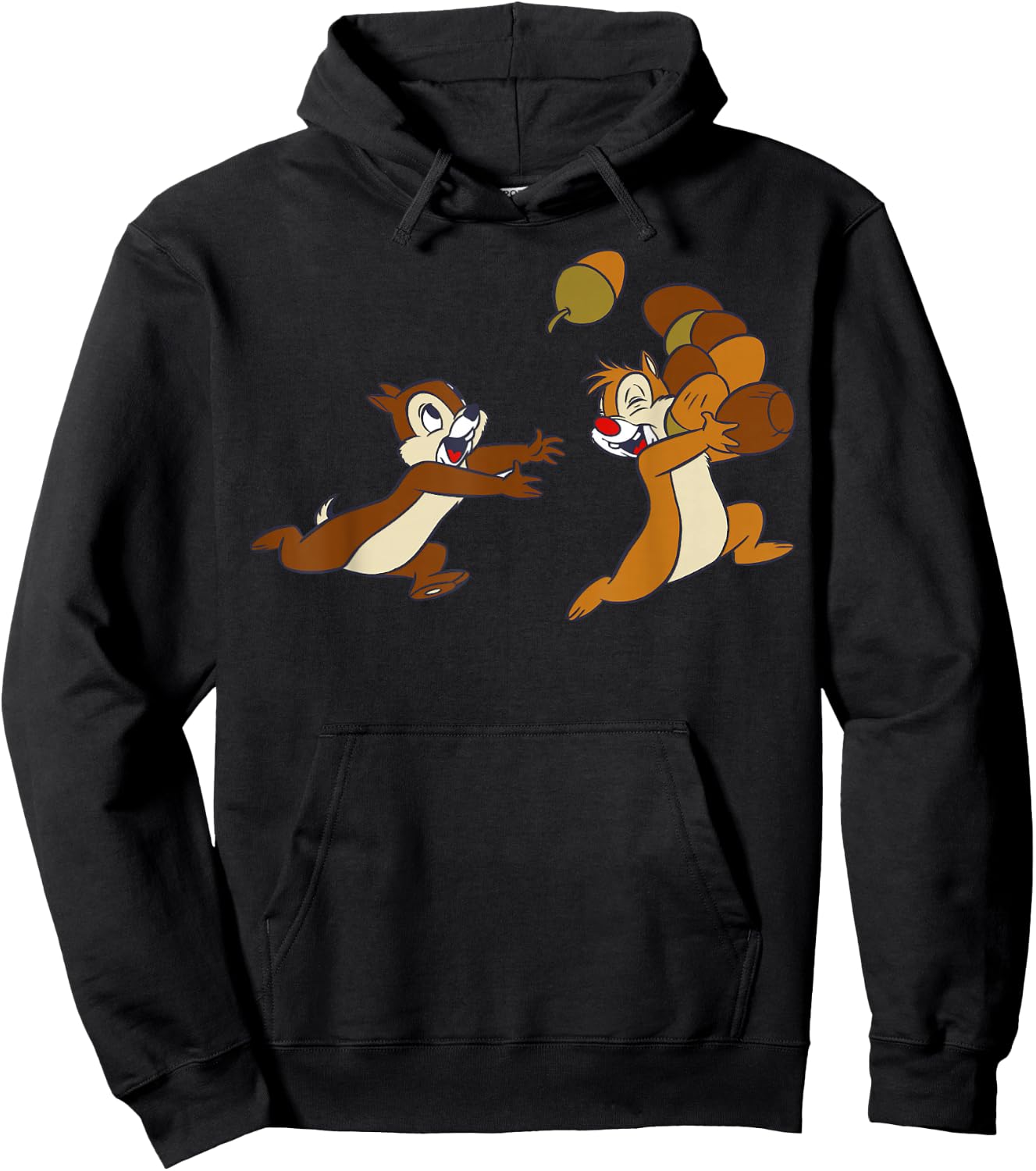 Disney Chip 'N Dale Acorn Chase Hoodie - Hoodie | Black