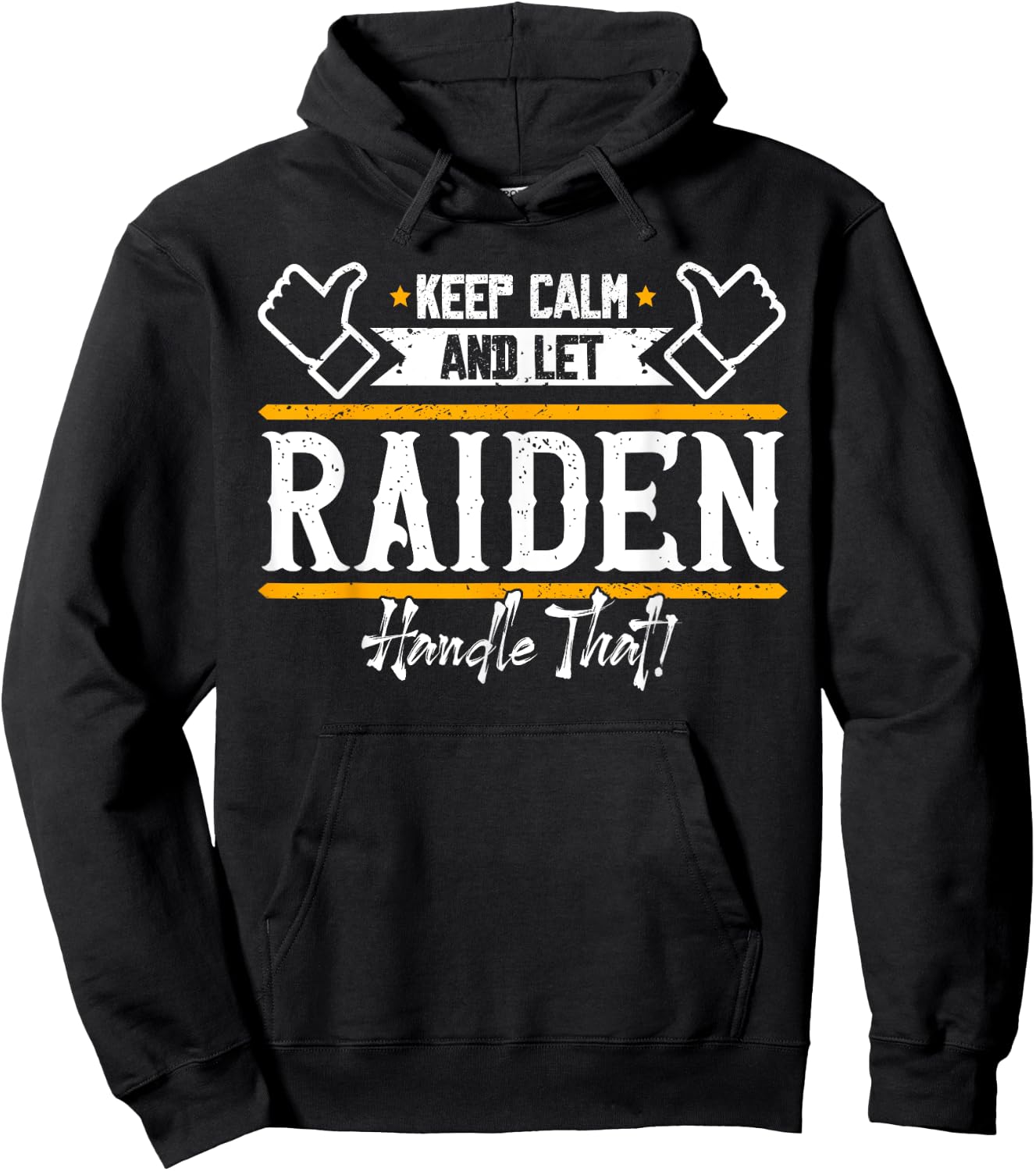 Raiden | Keep Calm and let Raiden handle that Hoodie - Hoodie | Black
