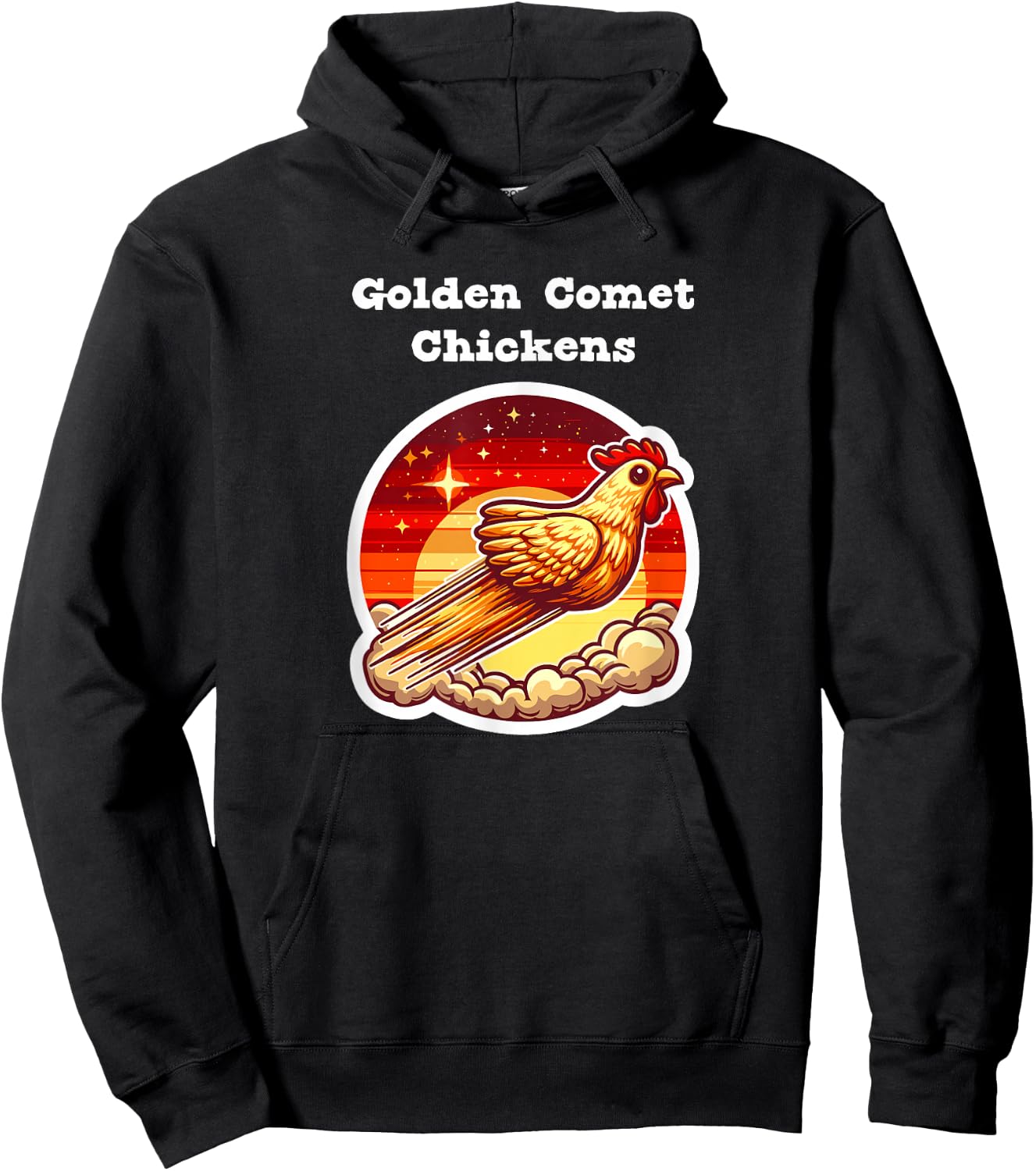 Golden Comet Chicken Hoodie - Hoodie | Black