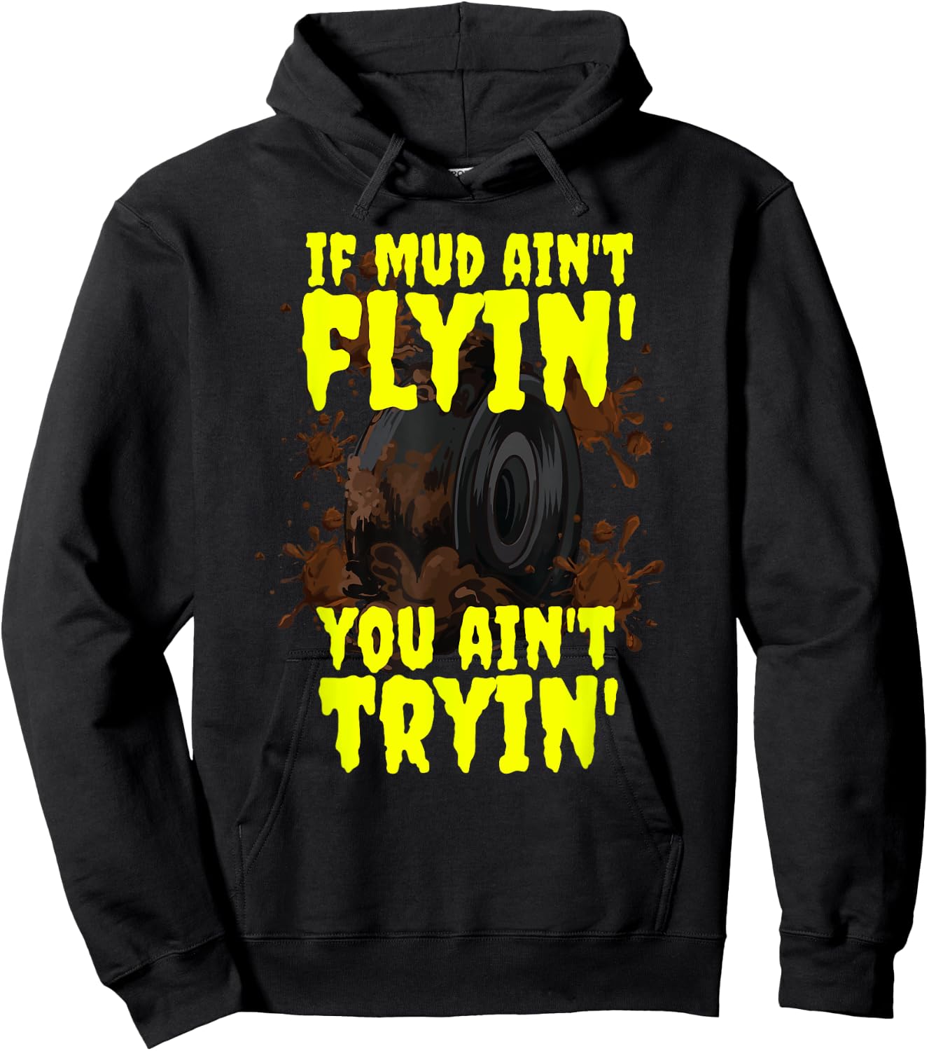 Dirt Bike Moto Racing Quad Bike ATV Mud Fest Mudding Hoodie - Hoodie | Black