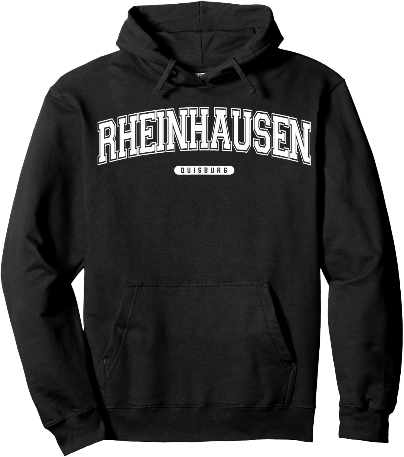 Duisburg Rheinhausen College Hoodie - Hoodie | Black