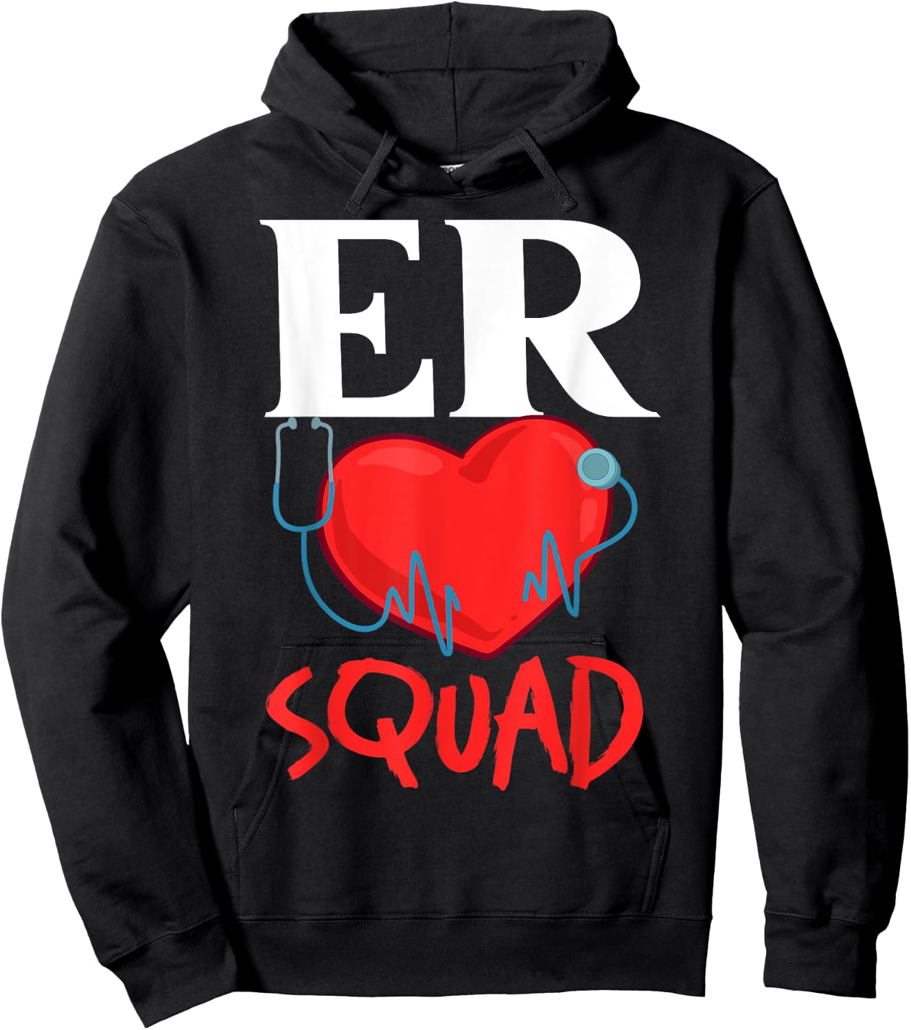 Emergency Room Technician ER Nurse Hospital Department Hoodie - Hoodie | Black